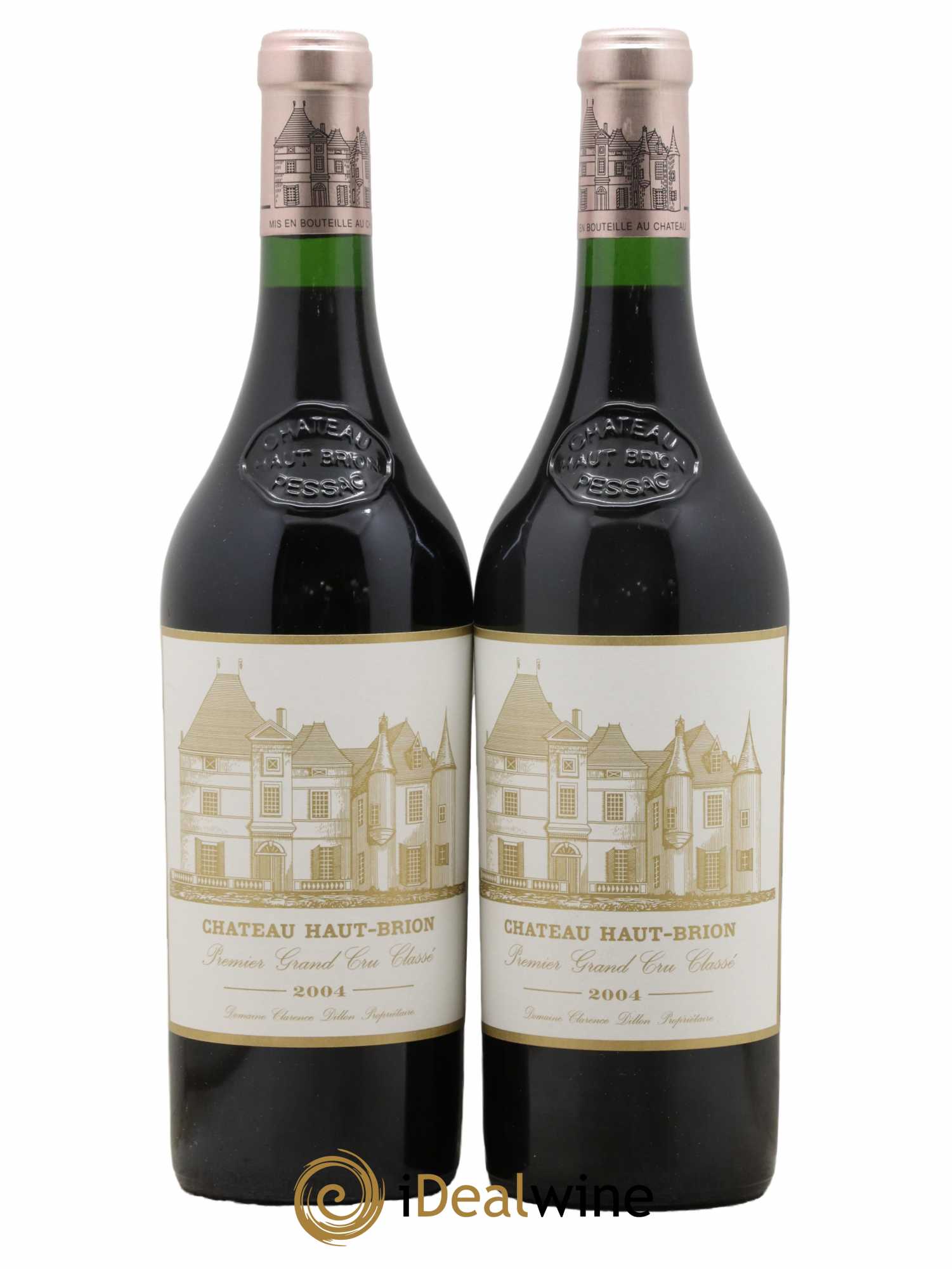 Château Haut Brion 1er Grand Cru Classé 2004 - Lot de 2 bouteilles - 0