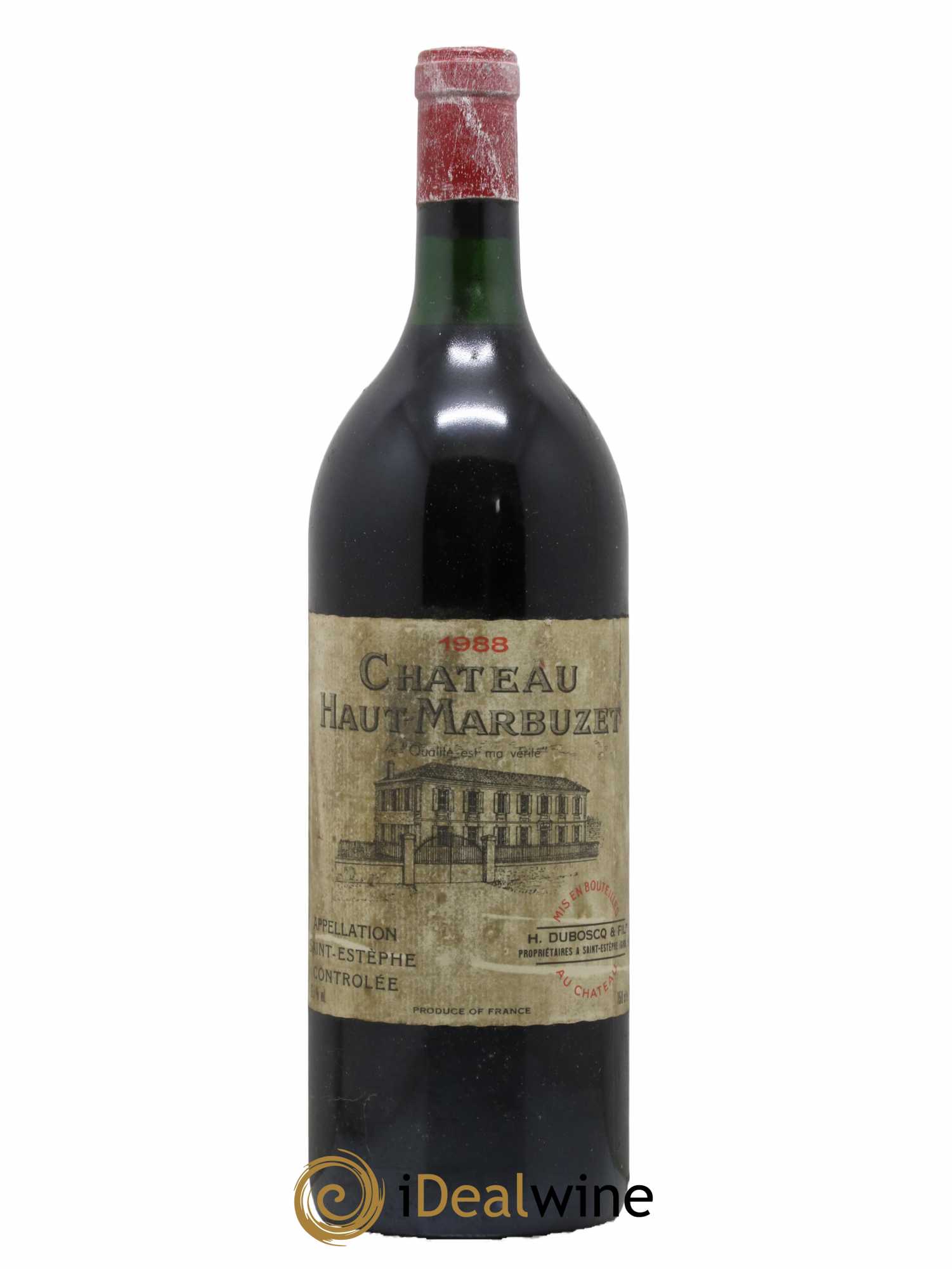 Château Haut Marbuzet 1988 - Lot de 1 magnum - 0