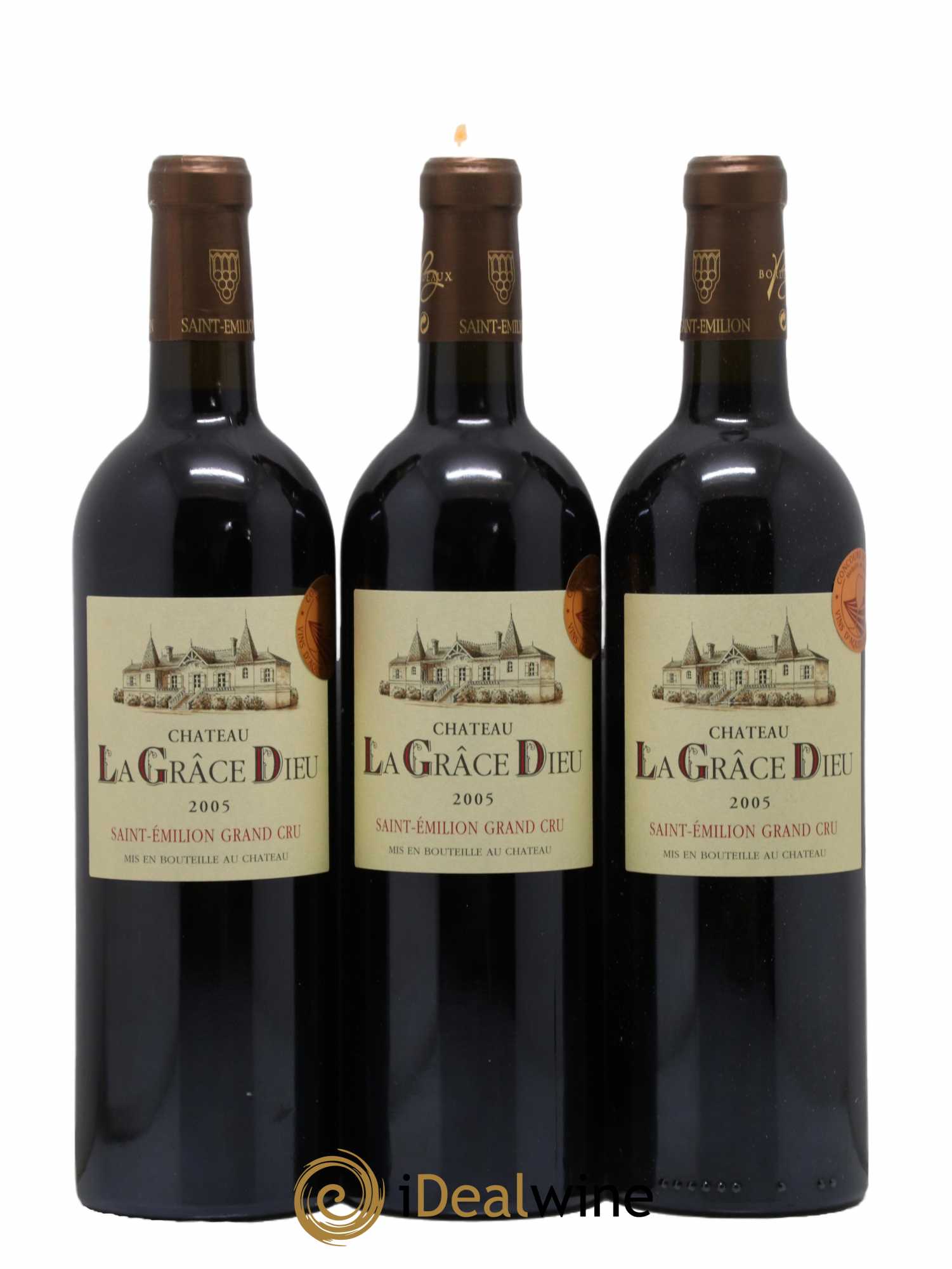 Château la Grâce Dieu 2005 - Lot de 6 bouteilles - 1
