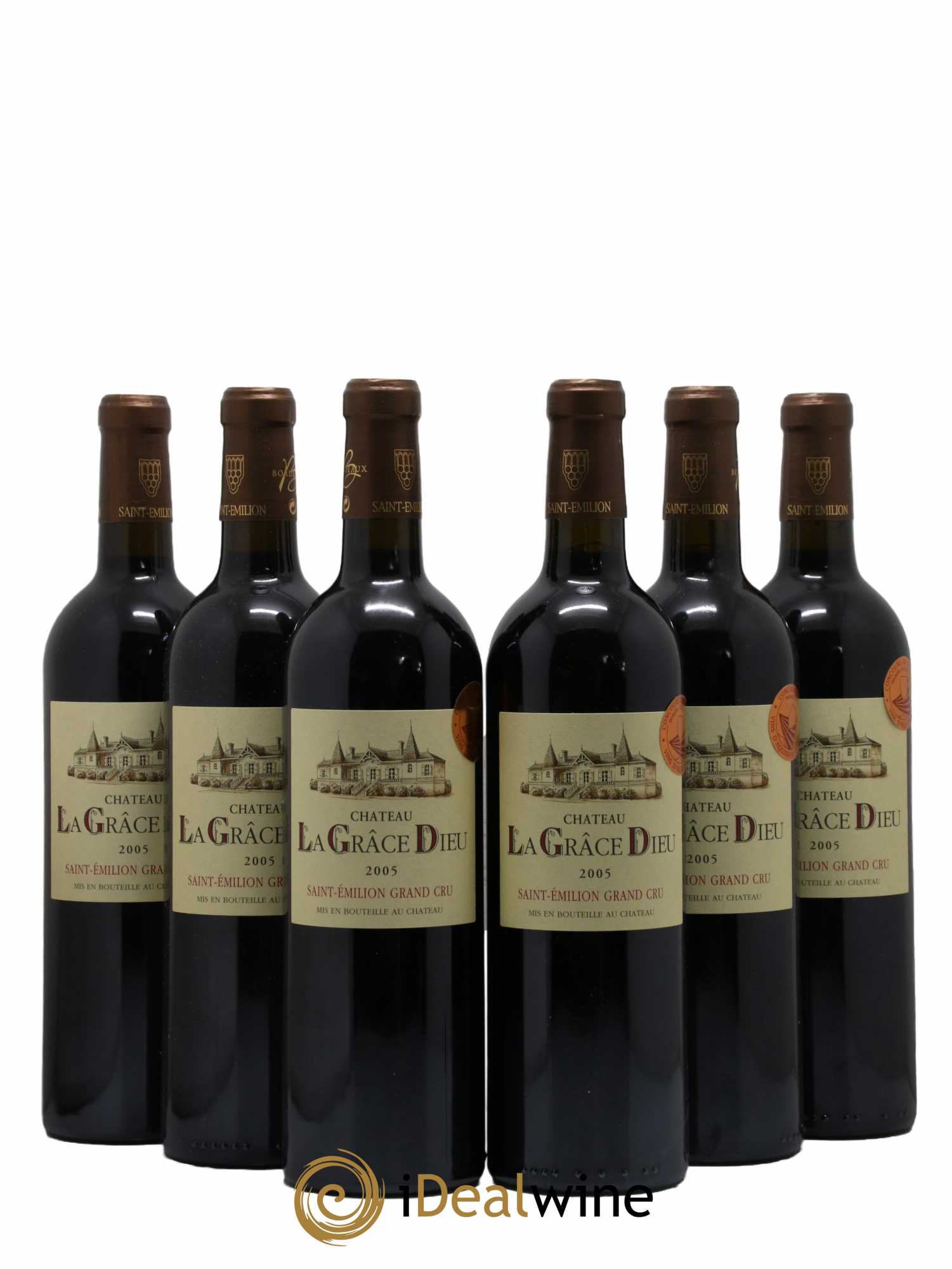 Château la Grâce Dieu 2005 - Lot de 6 bouteilles - 0
