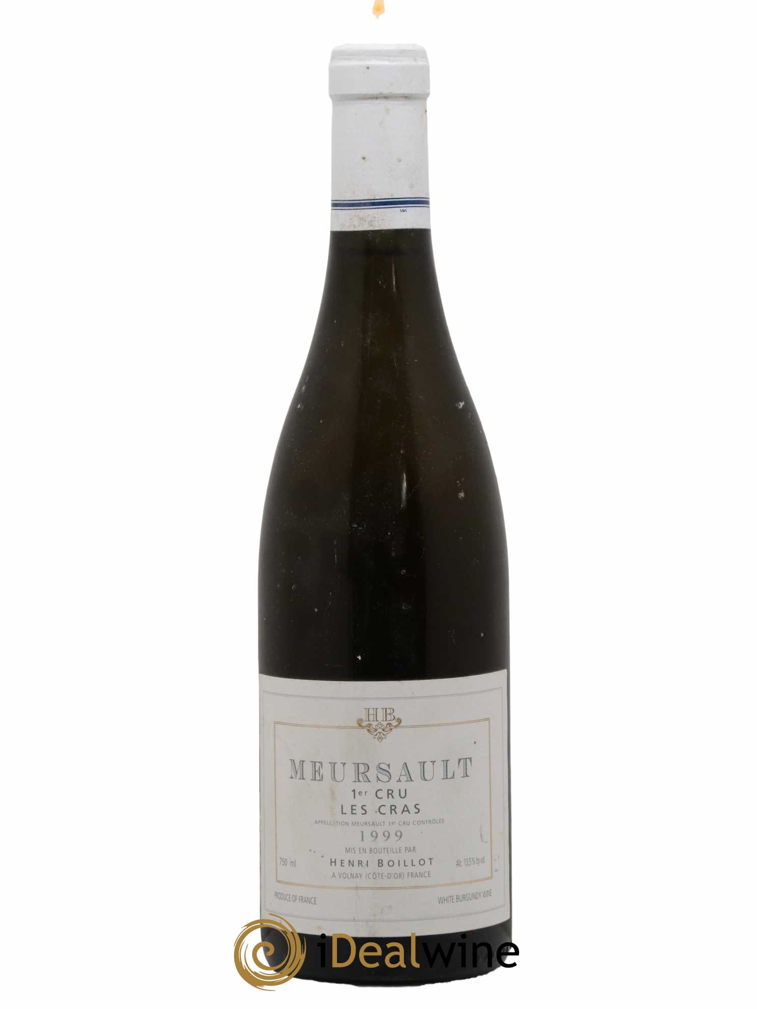 Meursault 1er Cru Les Cras Domaine Henri Boillot 1999 - Lot de 1 bouteille - 0