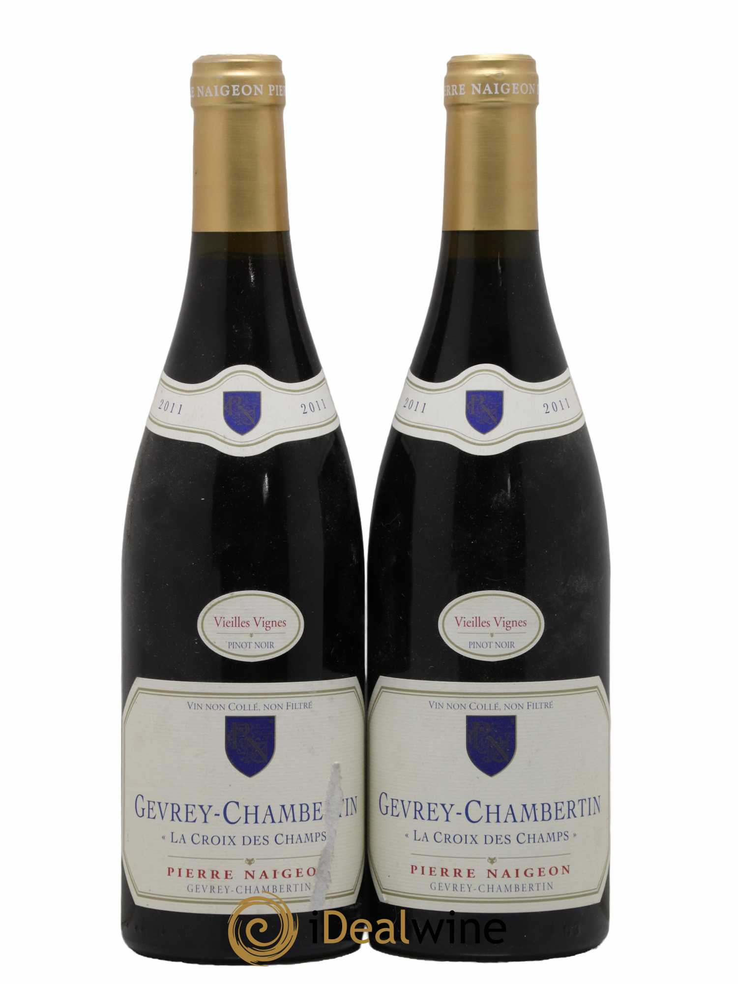 Gevrey-Chambertin Vieilles Vignes La Croix des Champs Pierre Naigeon 2011 - Lot de 2 bouteilles - 0