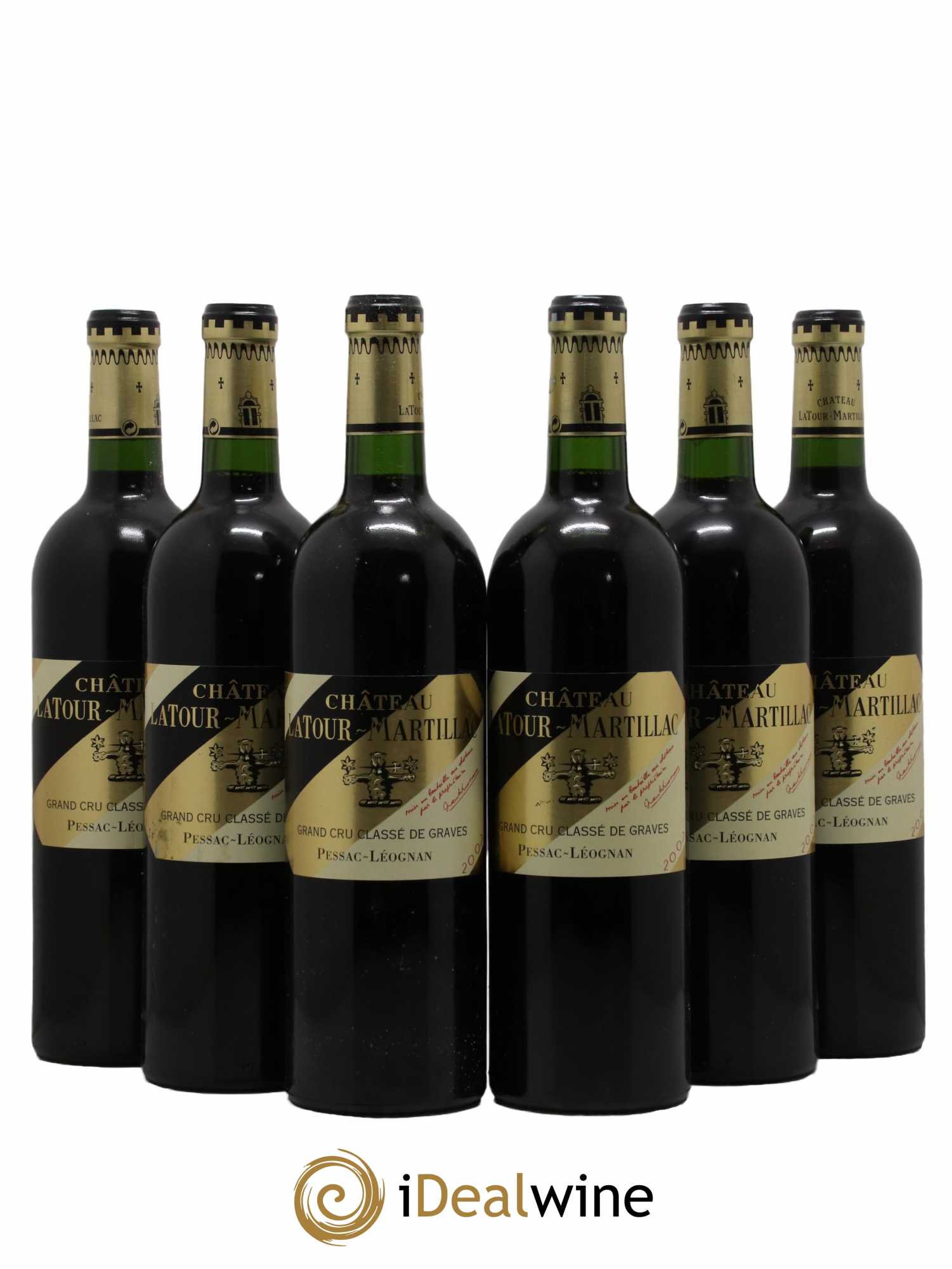 Château Latour-Martillac Cru Classé de Graves 2007 - Lot de 6 bouteilles - 0