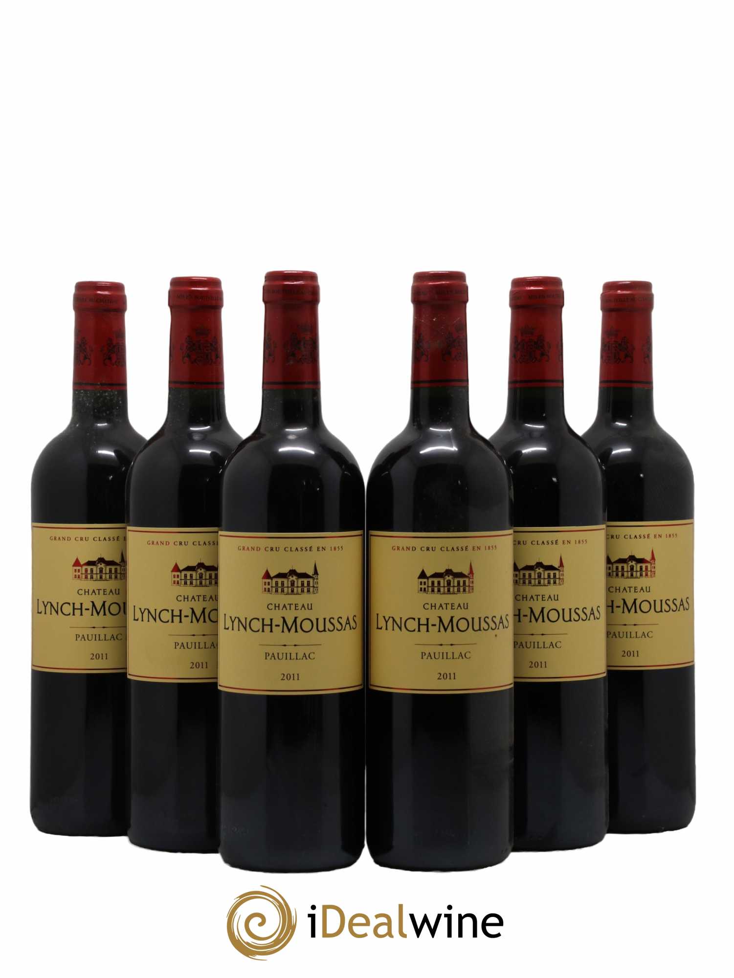 Château Lynch Moussas 5ème Grand Cru Classé 2011 - Lot de 6 bouteilles - 0