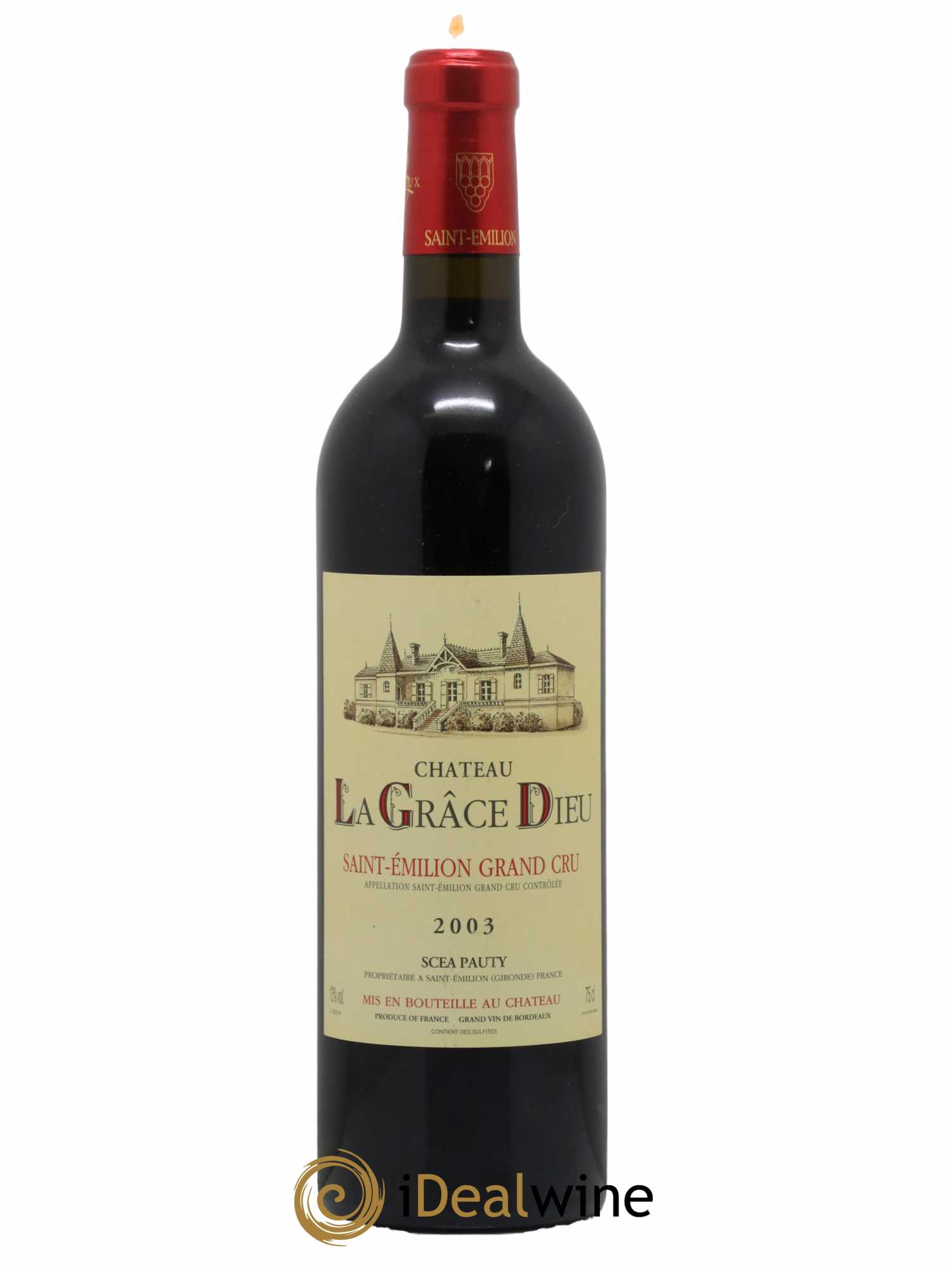 Château la Grâce Dieu 2003 - Lot de 1 bouteille - 0