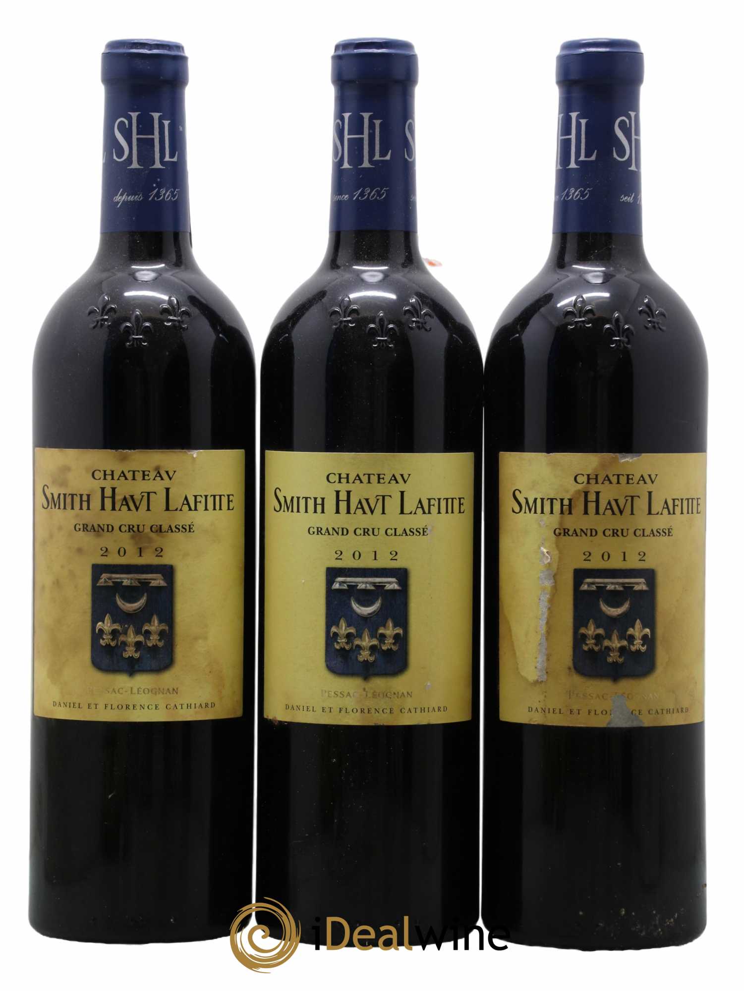 Château Smith Haut Lafitte Cru Classé de Graves 2012 - Lot de 3 bouteilles - 0