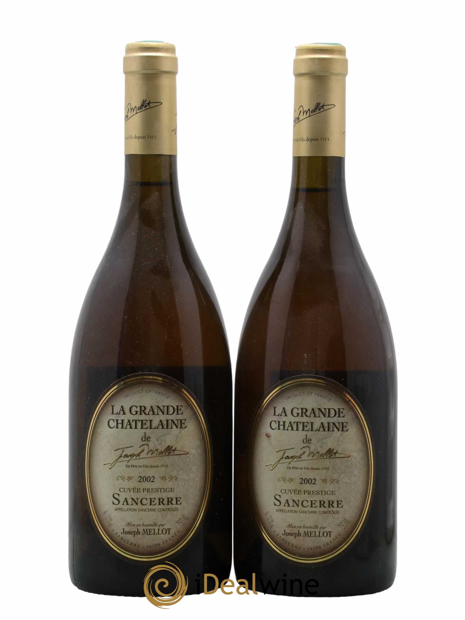 Sancerre Cuvée Prestige La Grande Châtelaine Joseph Mellot 2002 - Lot de 2 bouteilles - 0