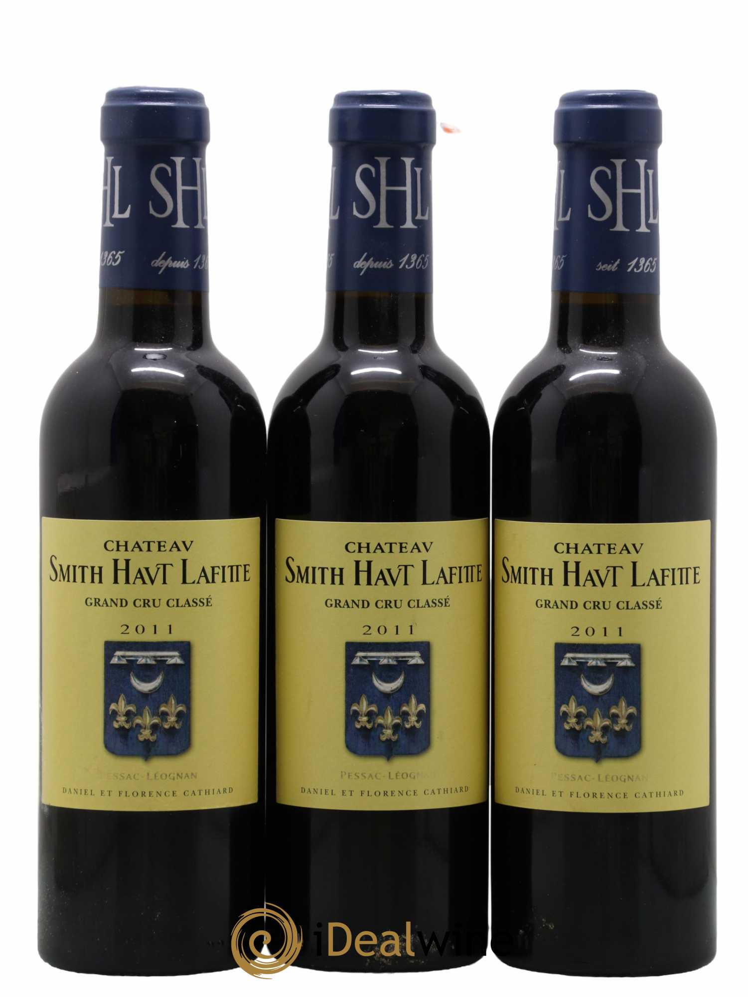 Château Smith Haut Lafitte Cru Classé de Graves 2011 - Lot de 3 demi bouteilles - 0