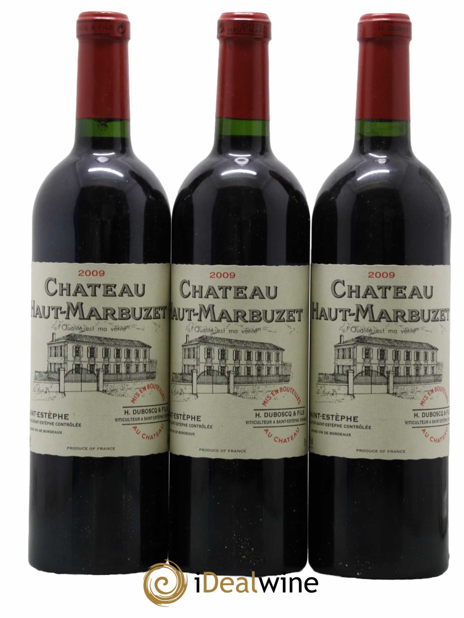 Château Haut Marbuzet 2009 - Lot de 3 bouteilles - 0