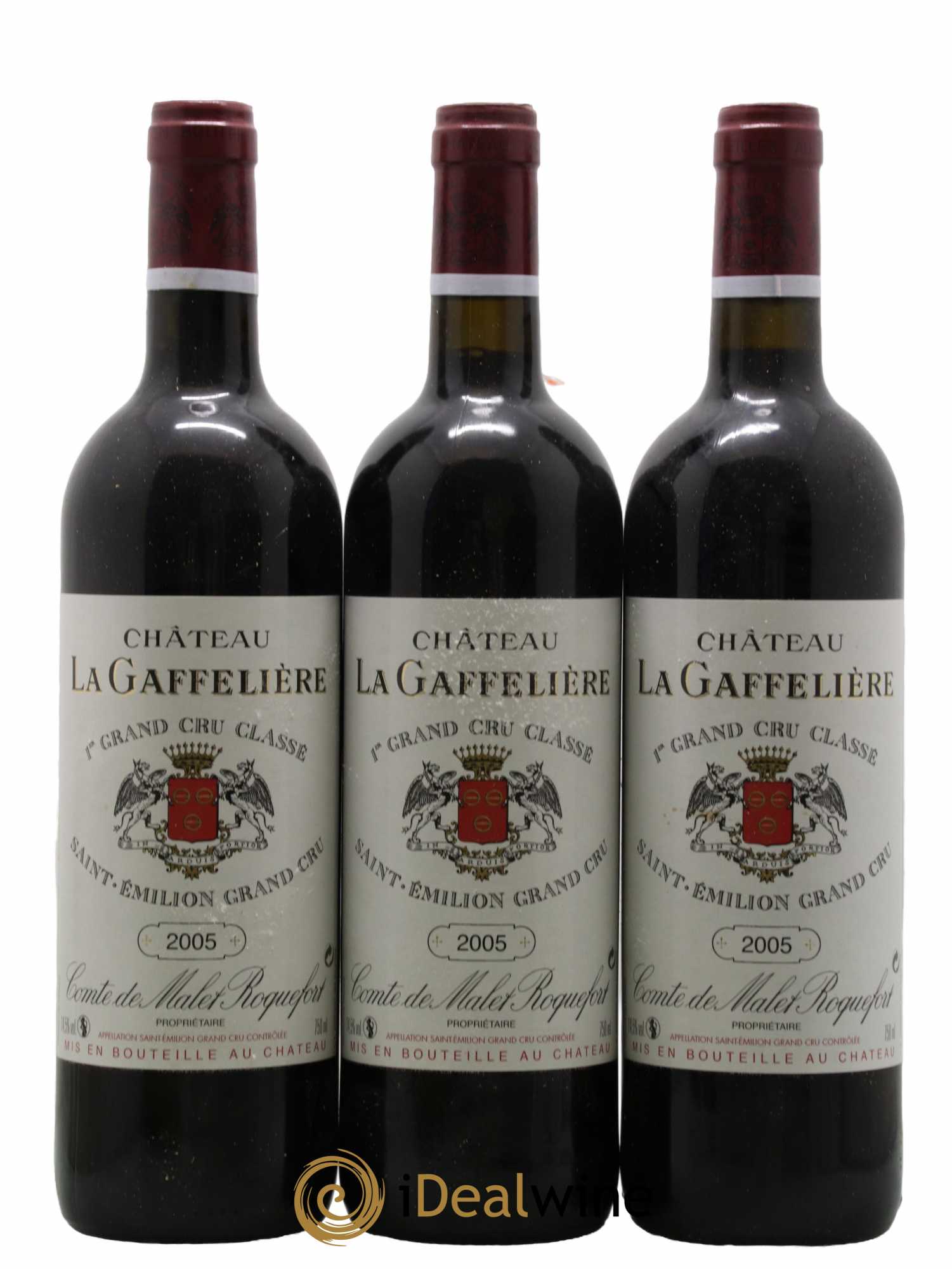 Château la Gaffelière 1er Grand Cru Classé B 2005 - Lot de 3 bouteilles - 0
