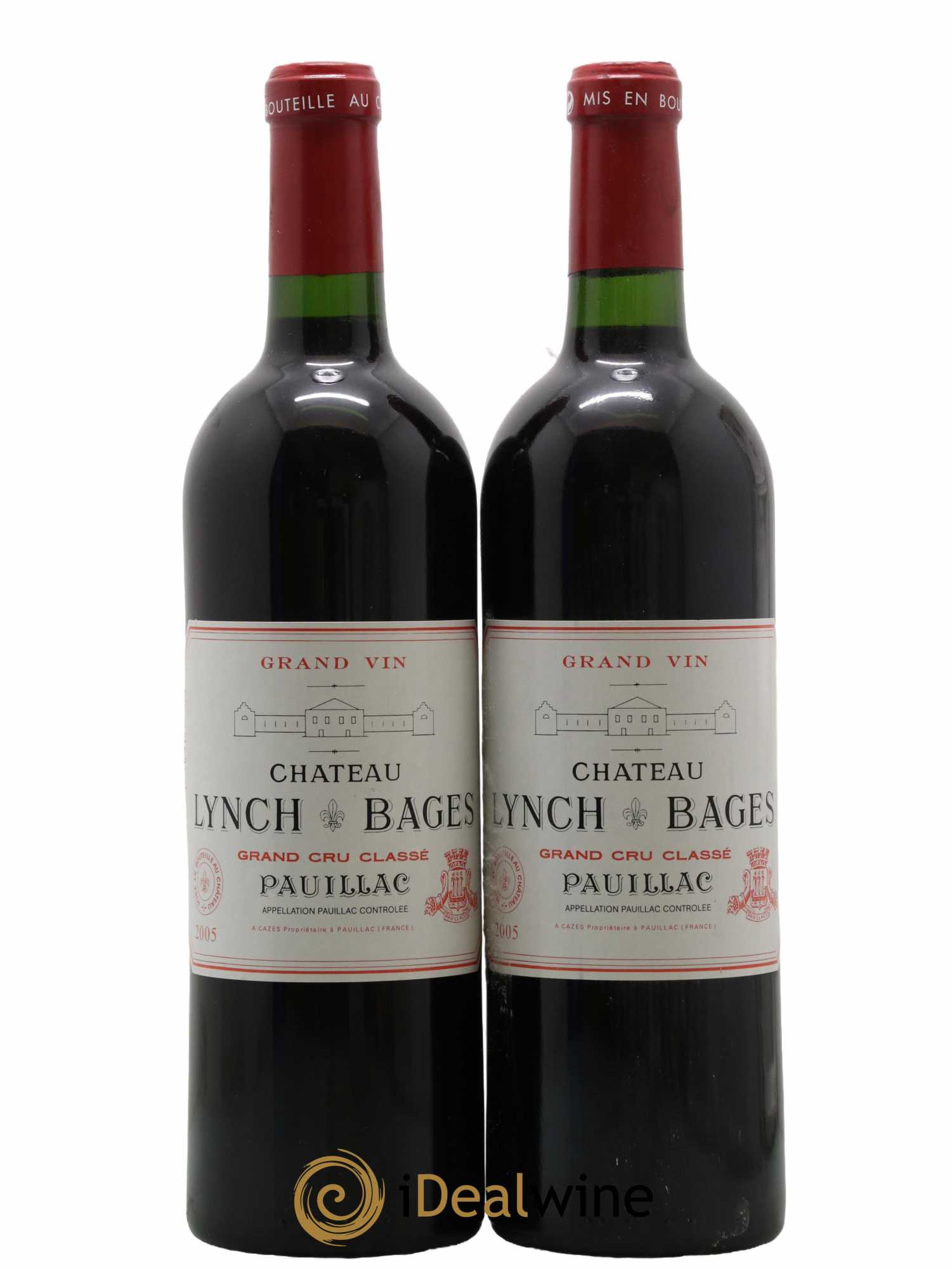 Château Lynch Bages 5ème Grand Cru Classé 2005 - Lot de 2 bouteilles - 0