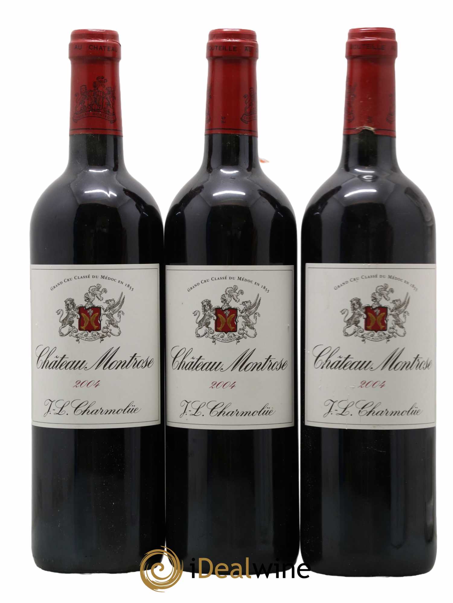 Château Montrose 2ème Grand Cru Classé 2004 - Lot de 3 bouteilles - 0