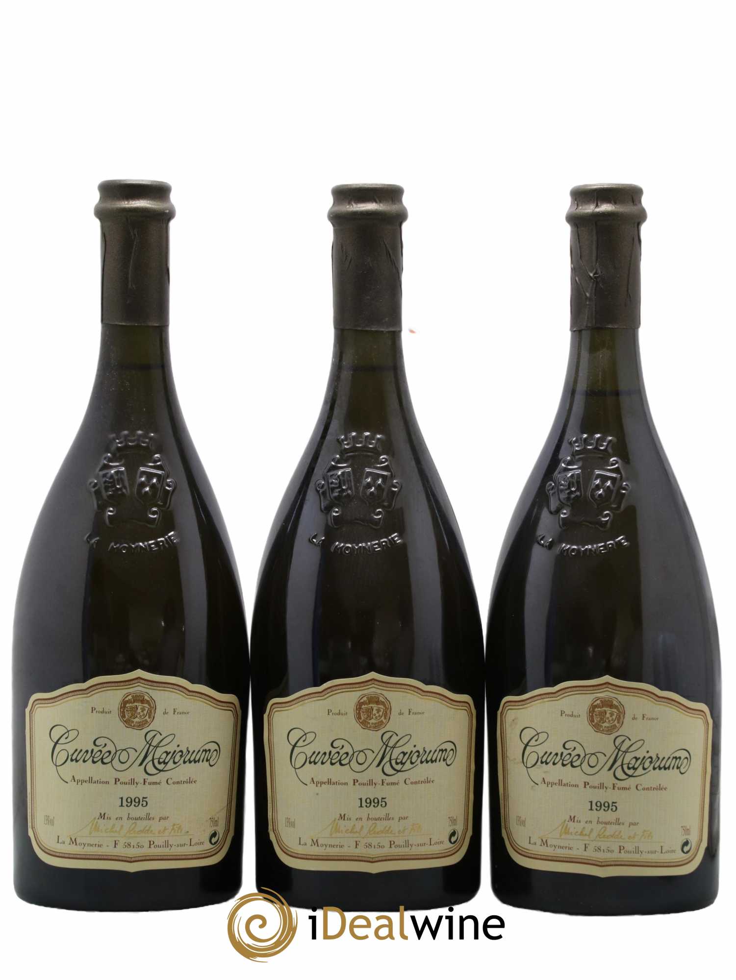 Pouilly-Fumé Majorum Michel Redde & Fils 1995 - Lot de 3 bouteilles - 0