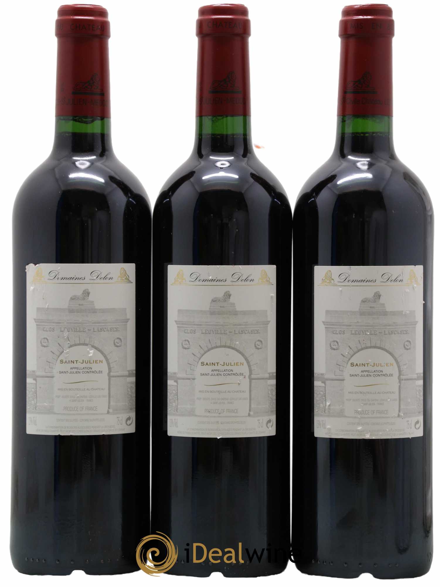 Château Léoville Las Cases 2ème Grand Cru Classé 2005 - Lot de 3 bouteilles - 1