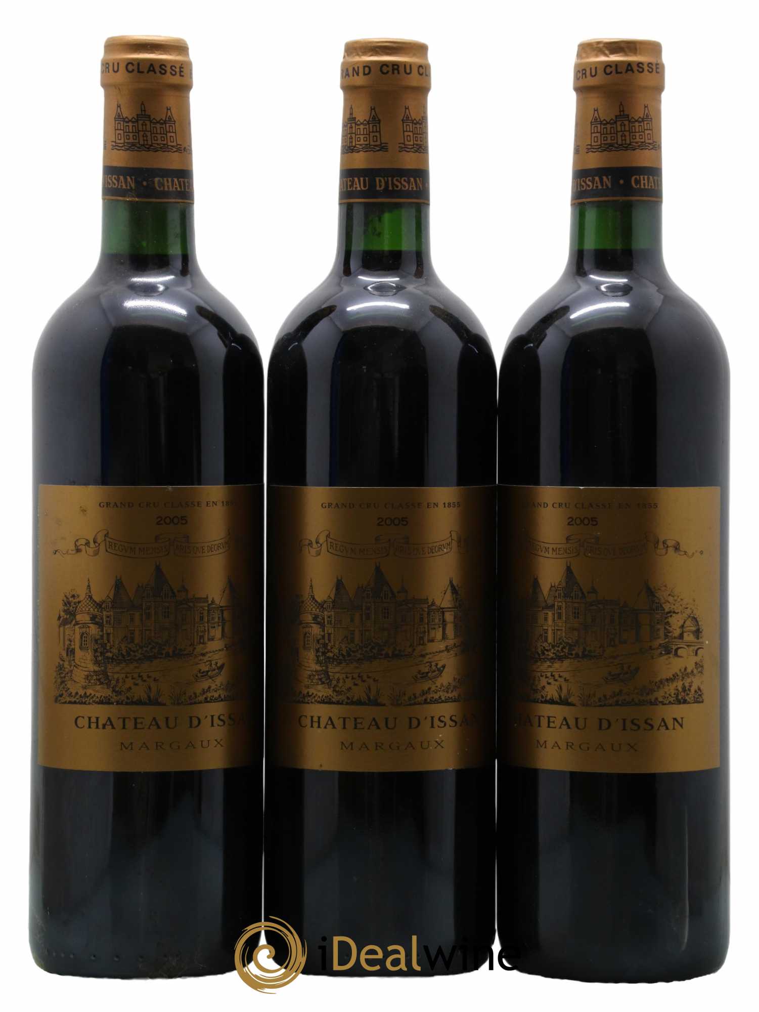 Château d'Issan 3ème Grand Cru Classé 2005 - Lot de 3 bouteilles - 0