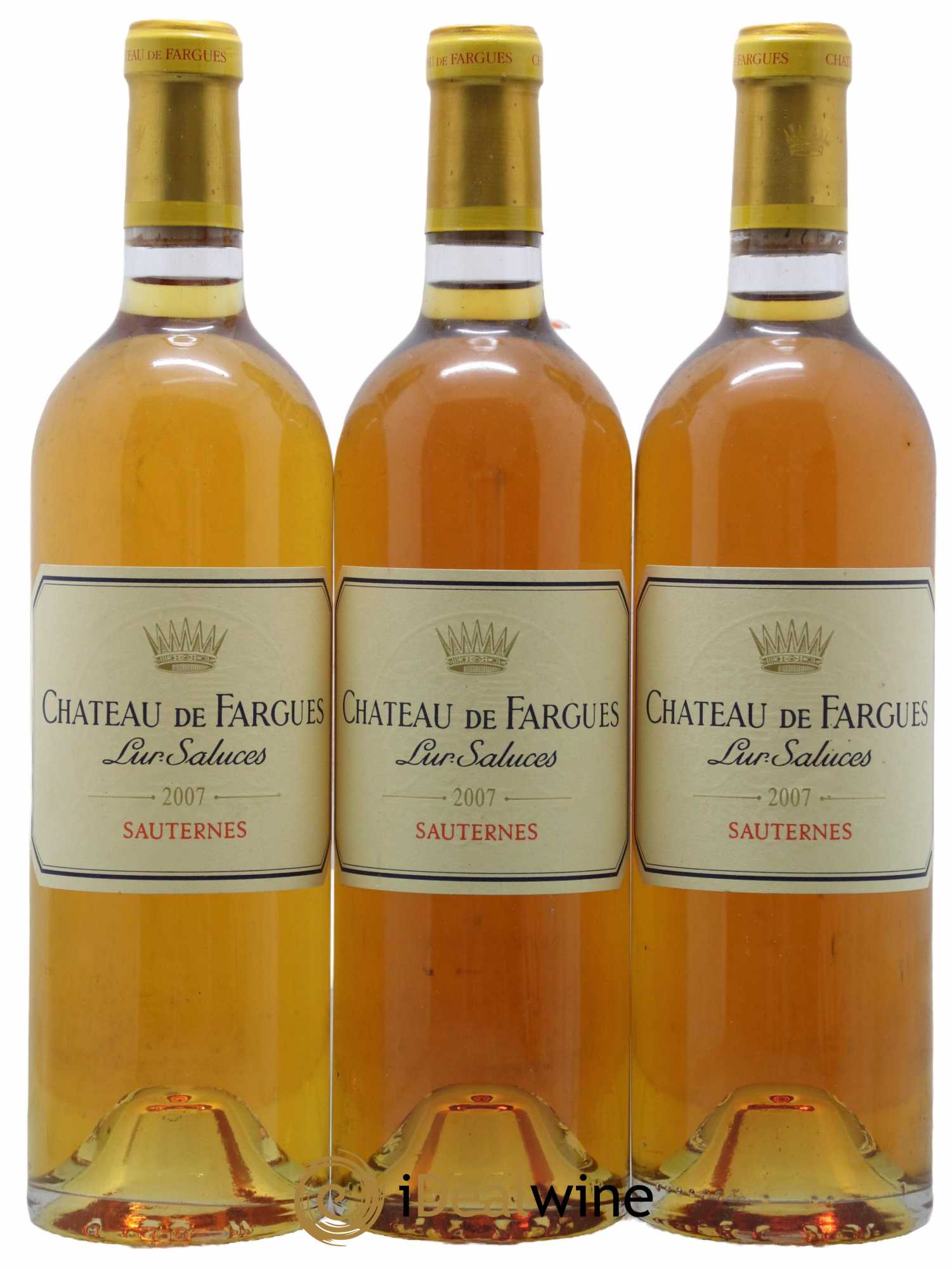 Château de Fargues 2007 - Lotto di 3 bottiglie - 0