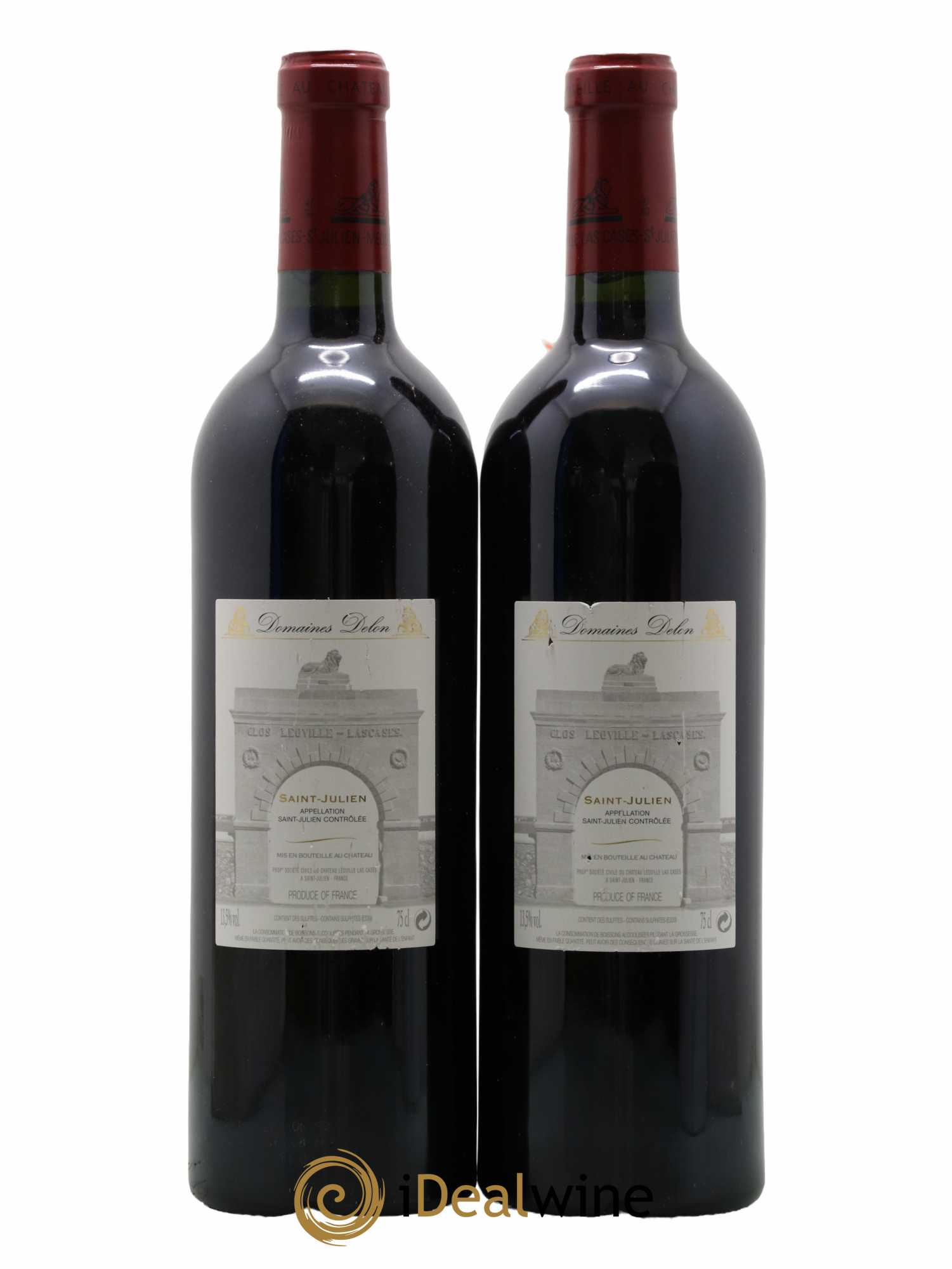 Château Léoville Las Cases 2ème Grand Cru Classé 2008 - Lot de 2 bouteilles - 1