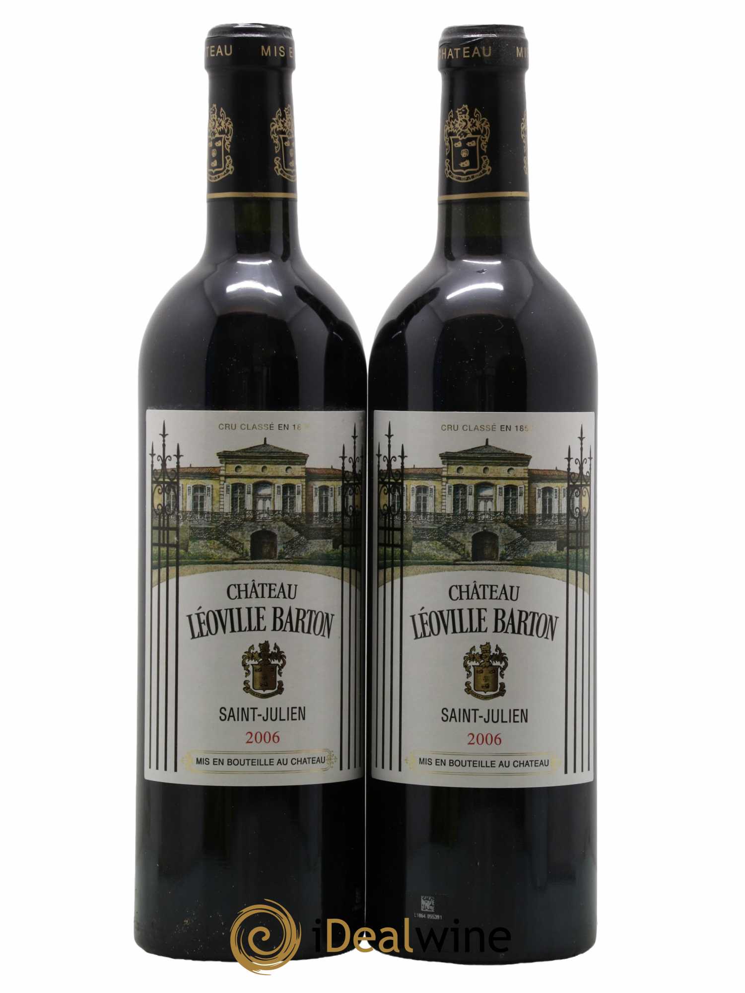 Château Léoville Barton 2ème Grand Cru Classé 2006 - Lot de 2 bouteilles - 0