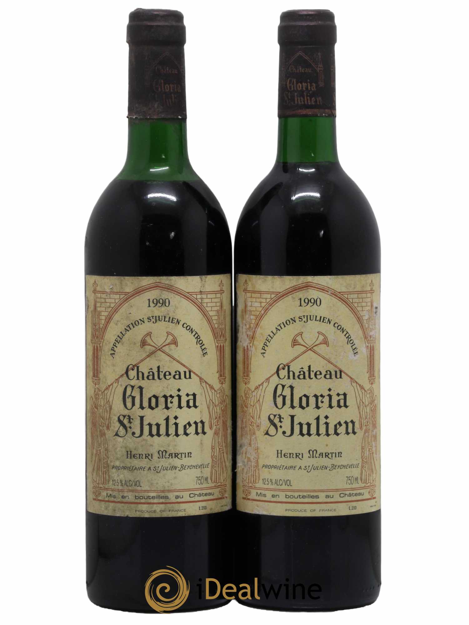 Château Gloria 1990 - Lot de 2 bouteilles - 0