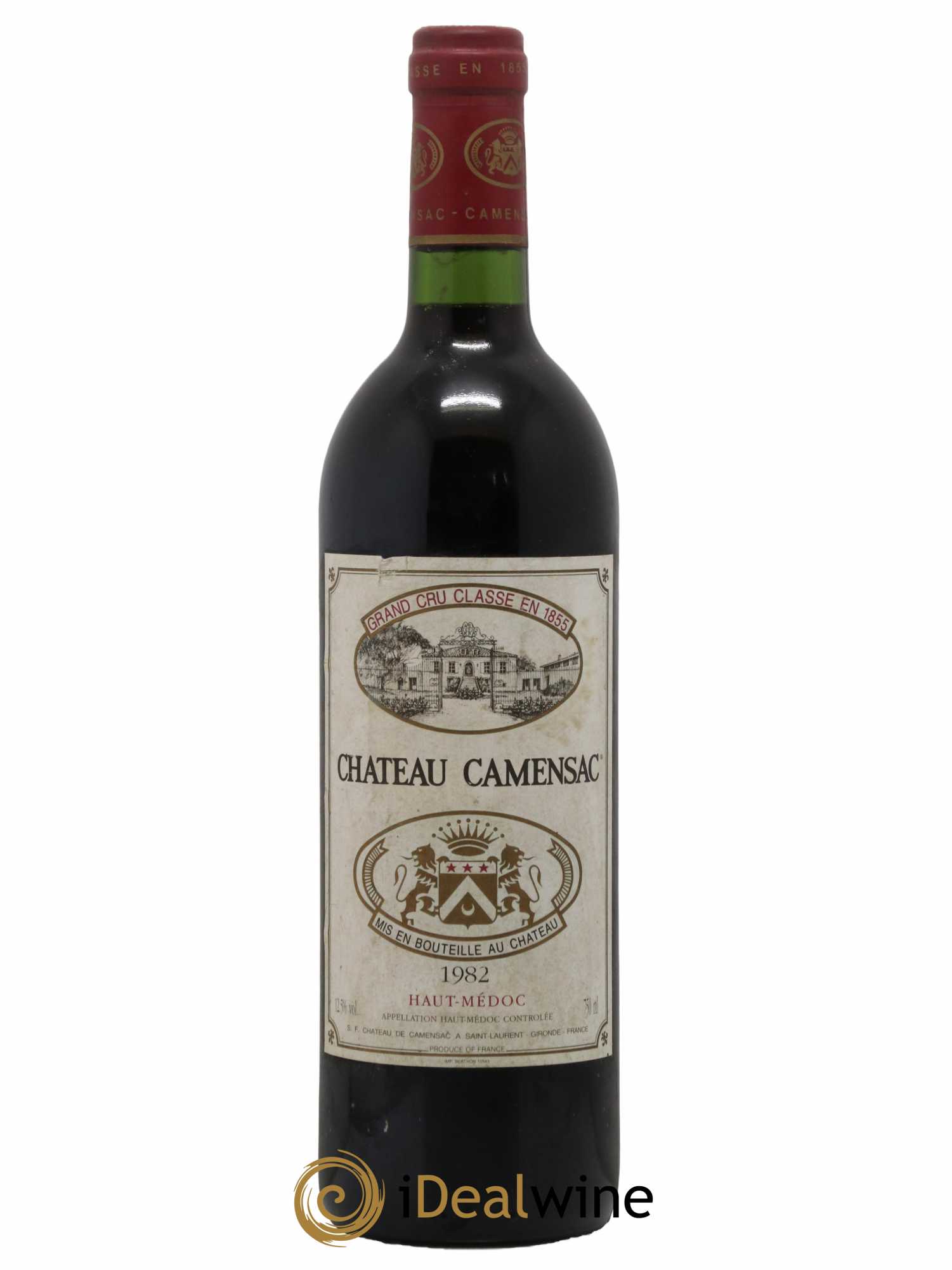 Château Camensac 5ème Grand Cru Classé 1982 - Lot de 1 bouteille - 0