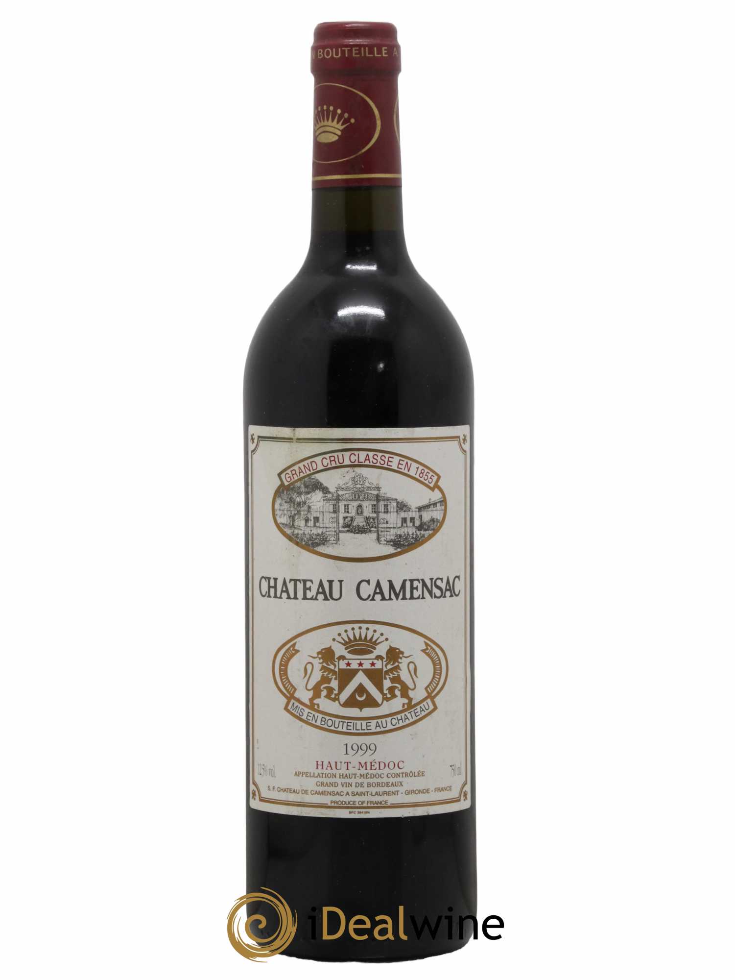 Château Camensac 5ème Grand Cru Classé 1999 - Lot de 1 bouteille - 0