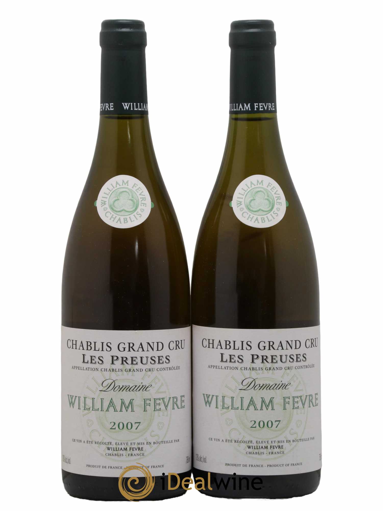 Chablis Grand Cru les Preuses William Fèvre 2007 - Lot de 2 bouteilles - 0
