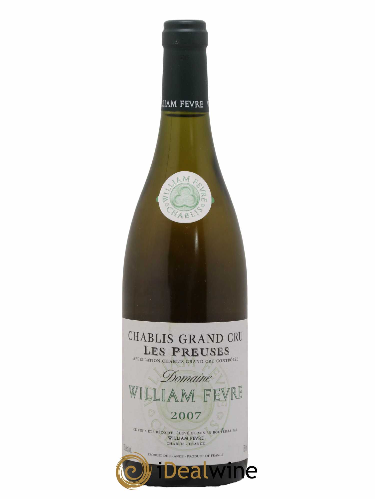 Chablis Grand Cru les Preuses William Fèvre 2007 - Lot de 1 bouteille - 0