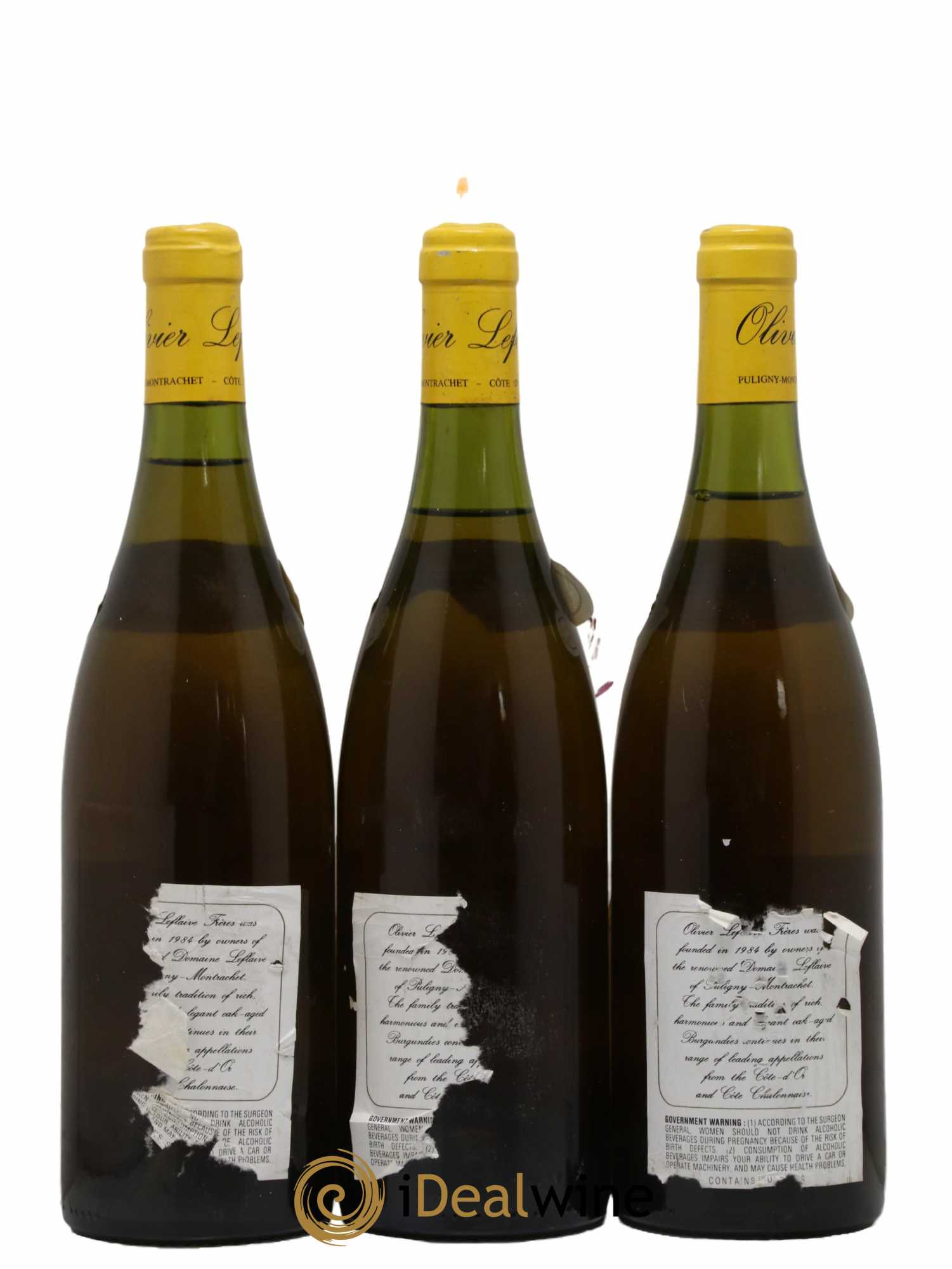 Bâtard-Montrachet Grand Cru Olivier Leflaive 1990 - Lot de 3 bouteilles - 1