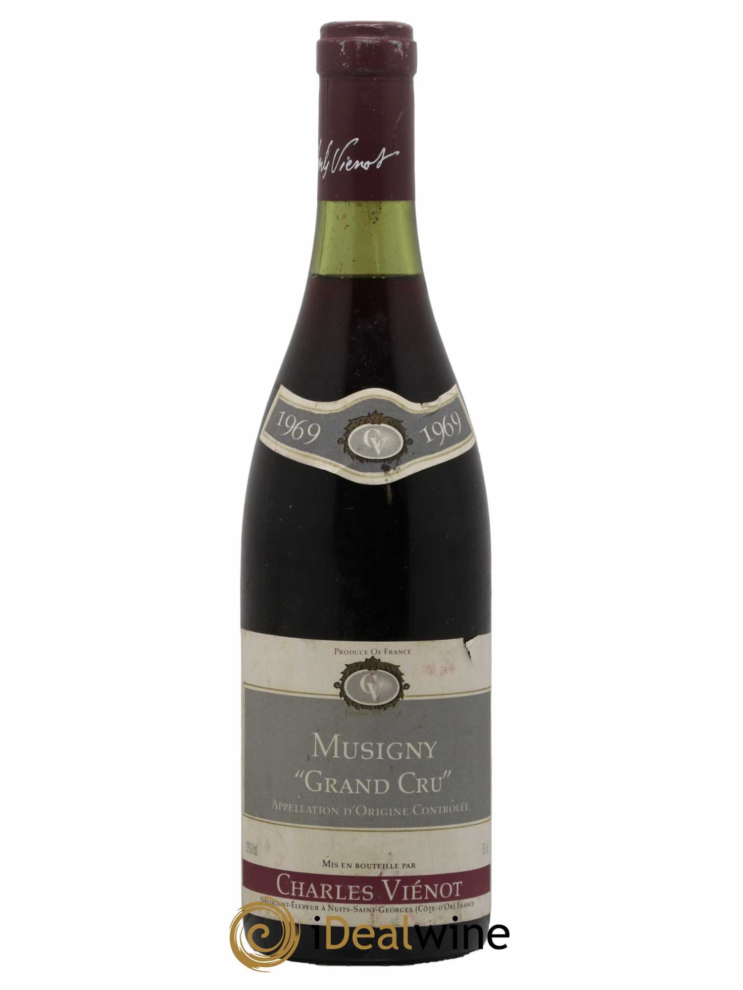 Musigny Grand Cru Charles Viénot 1969 - Lot de 1 bouteille - 0