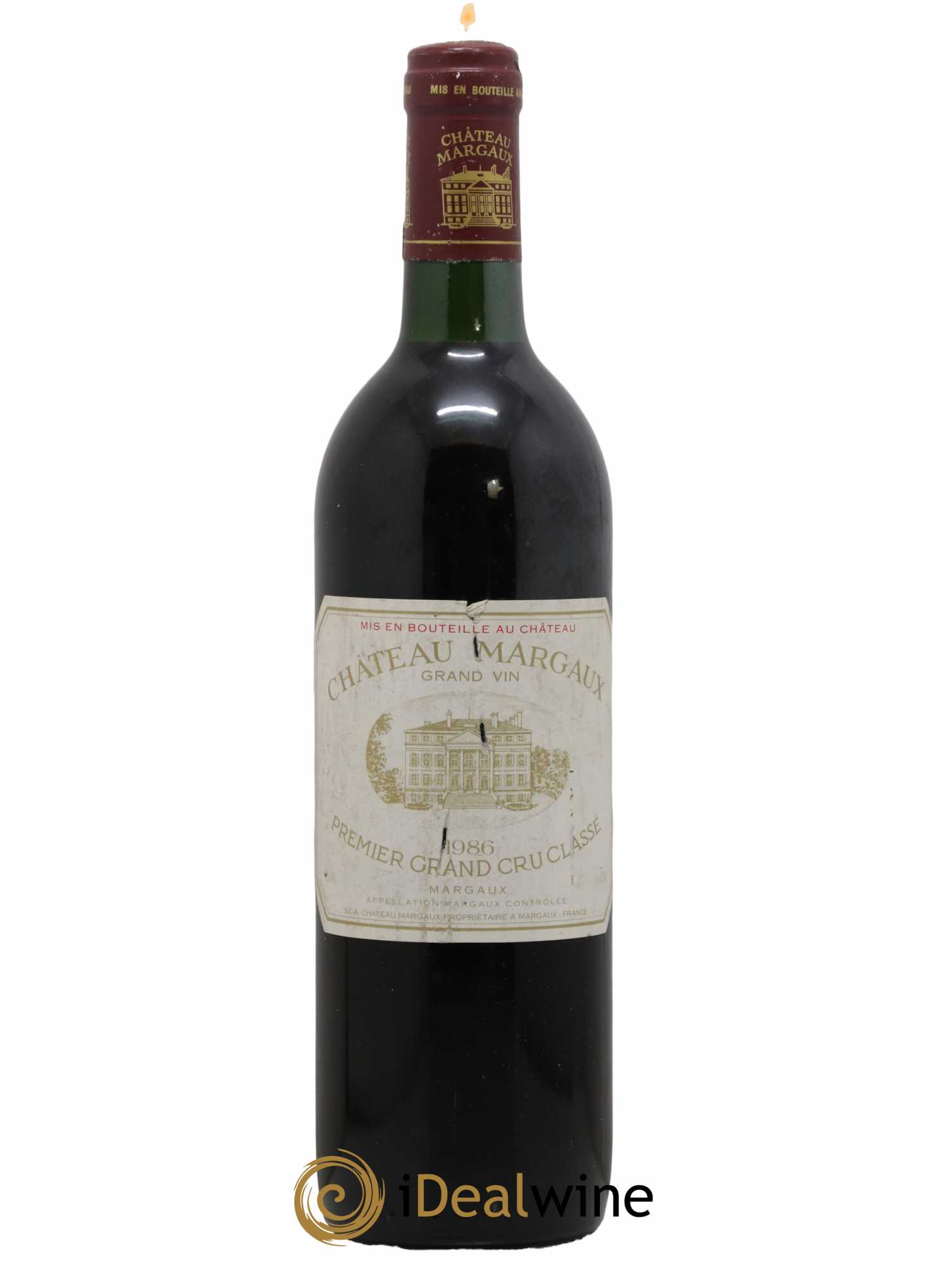 Château Margaux 1er Grand Cru Classé 1986 - Lot de 1 bouteille - 0