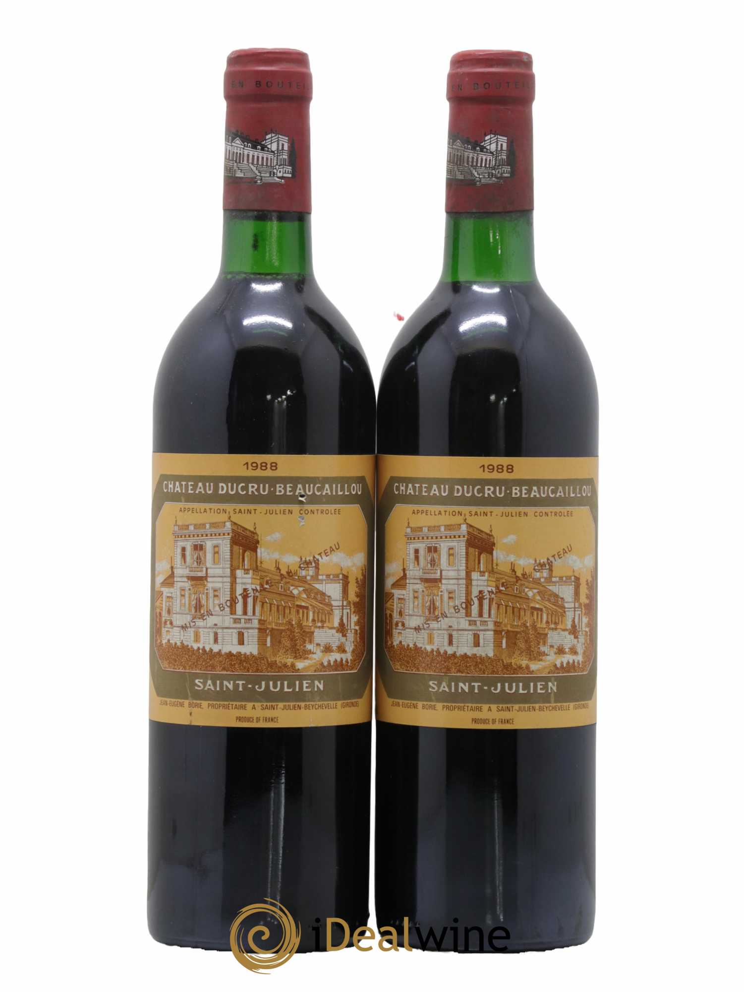 Château Ducru Beaucaillou 2ème Grand Cru Classé 1988 - Lot de 2 bouteilles - 0