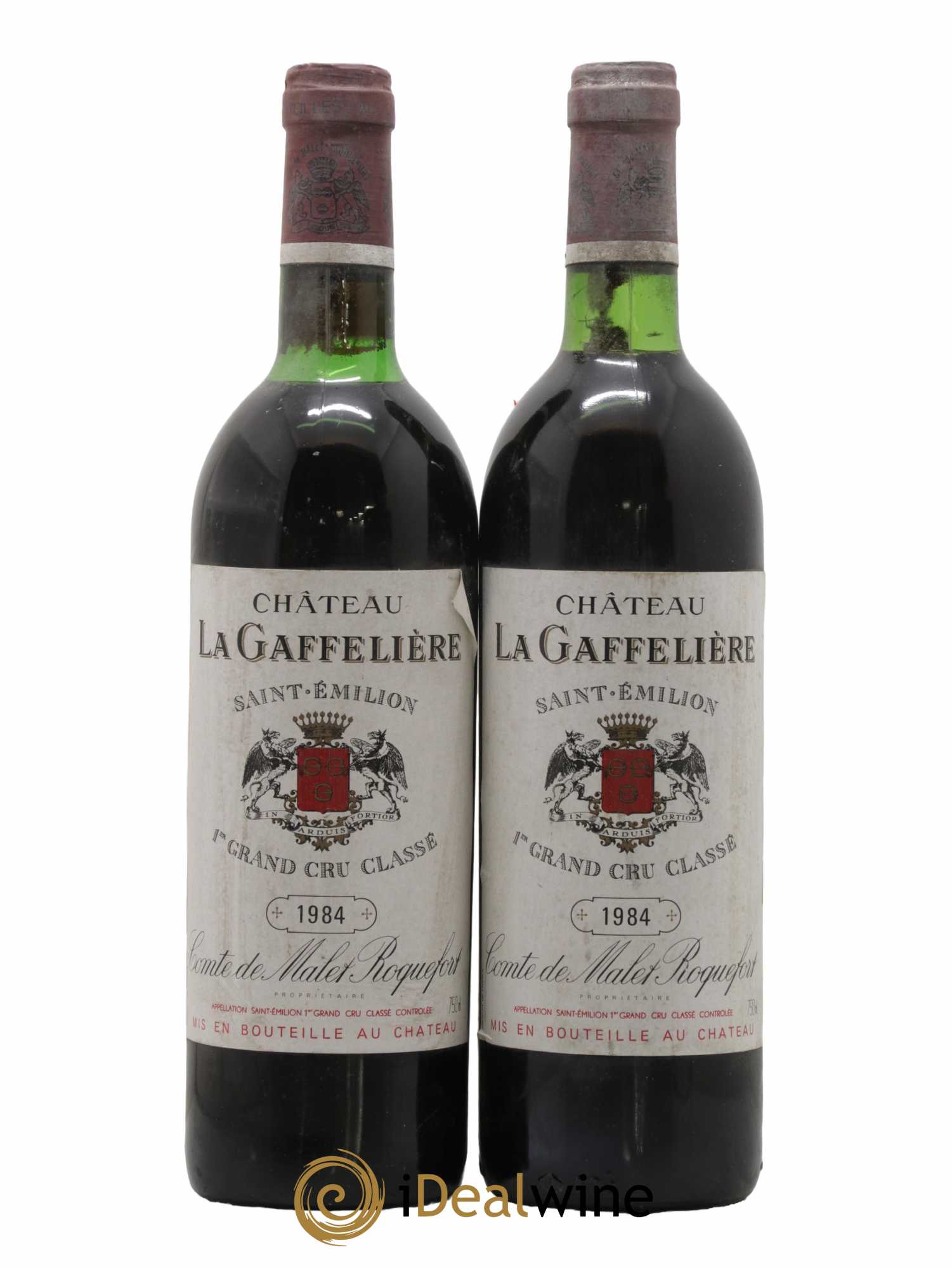 Château la Gaffelière 1er Grand Cru Classé B 1984 - Lot de 2 bouteilles - 0