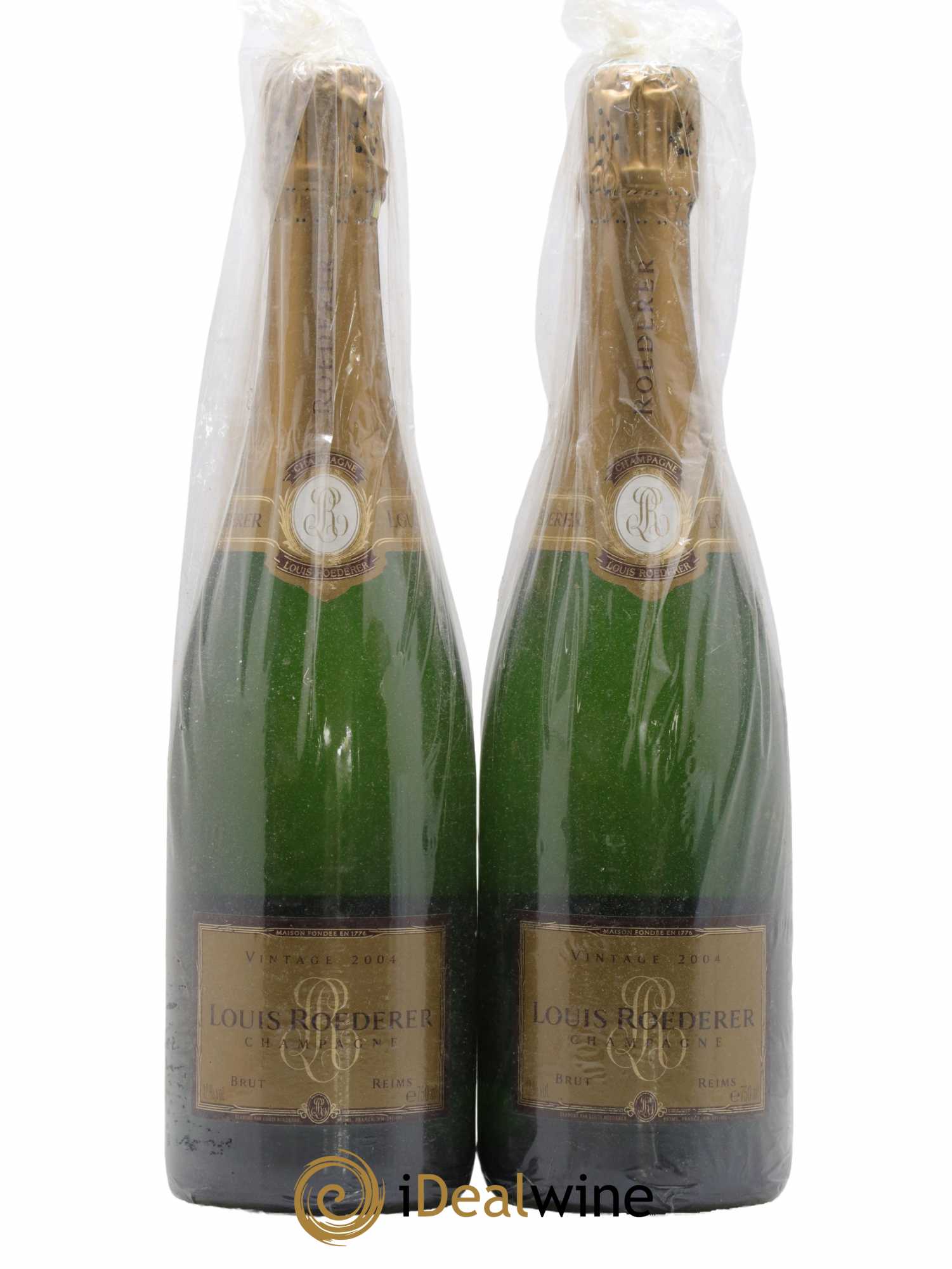 Millésimé Brut Louis Roederer 2004 - Lot de 2 bouteilles - 1