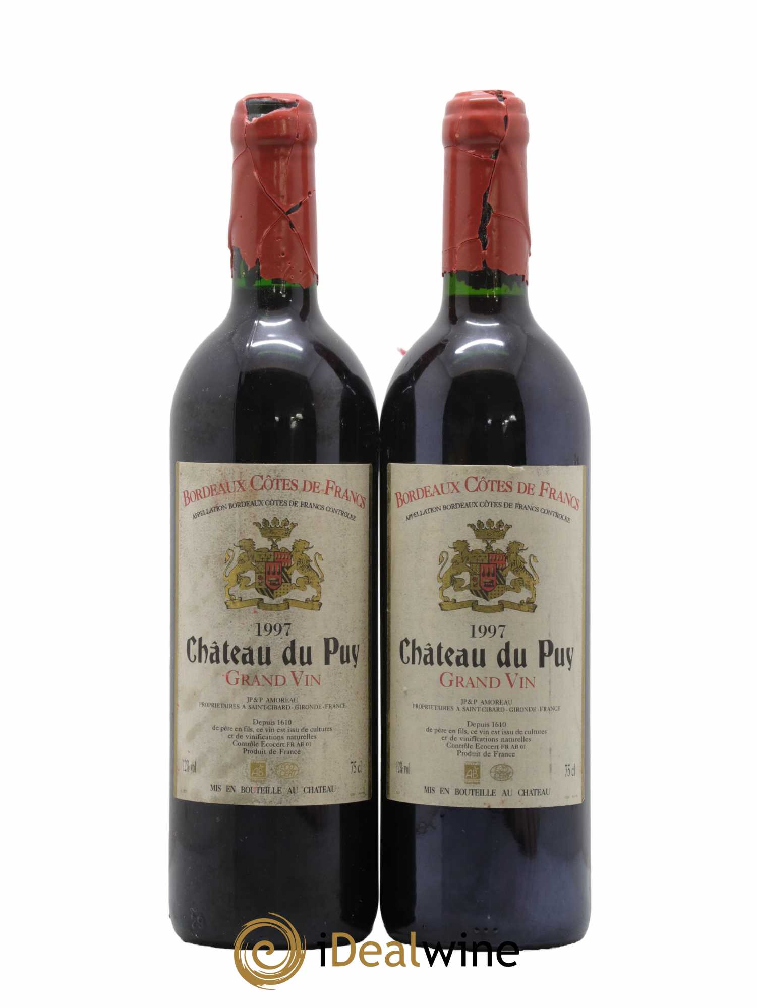 Château Le Puy 1997 - Lot de 2 bouteilles - 0
