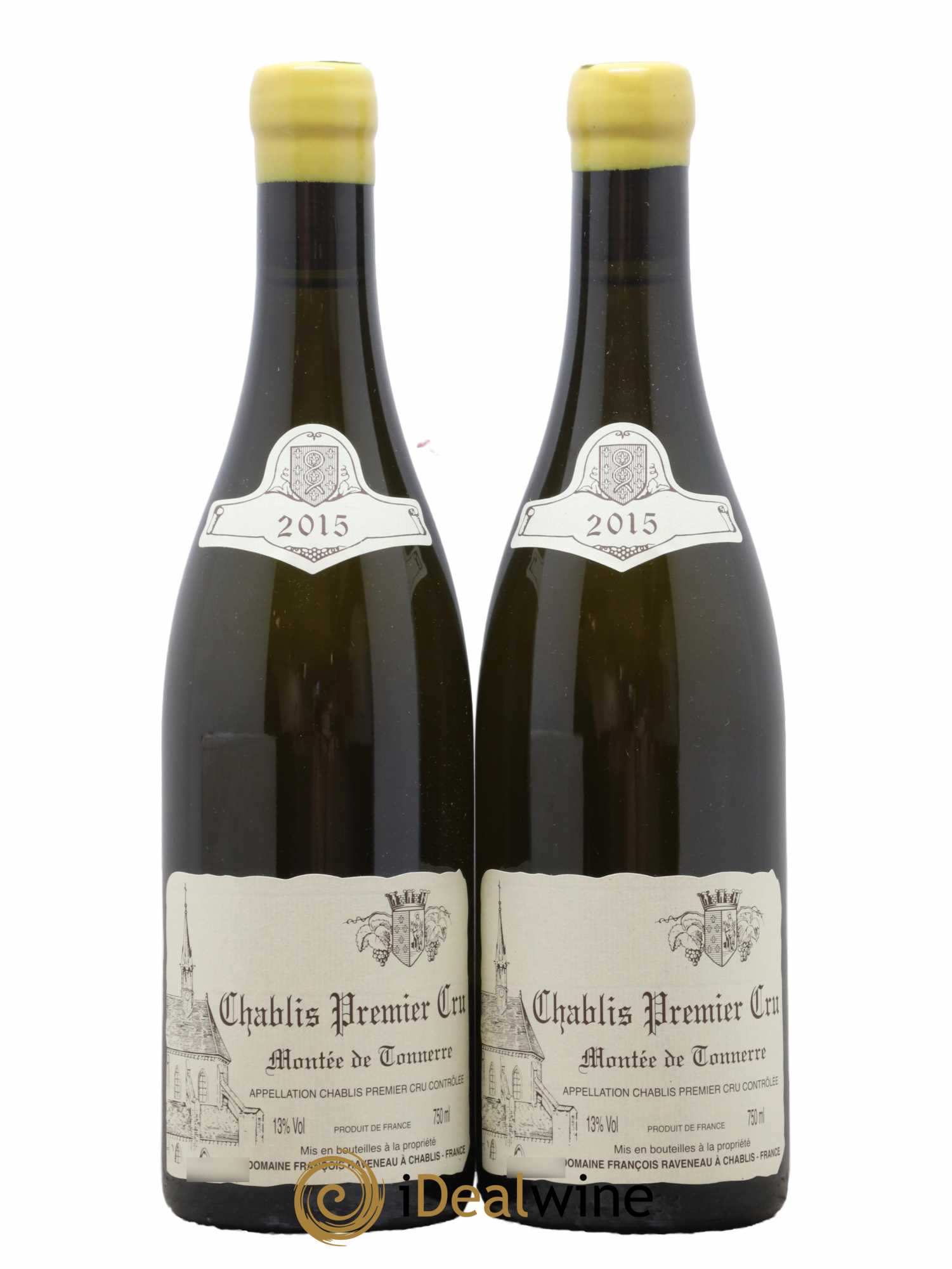 Chablis 1er Cru Montée de Tonnerre Raveneau (Domaine) 2015 - Lot de 2 bouteilles - 0