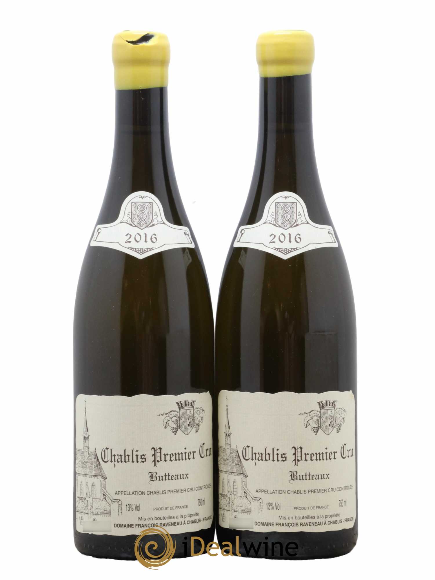 Chablis 1er Cru Butteaux Raveneau (Domaine) 2016 - Lot de 2 bouteilles - 0