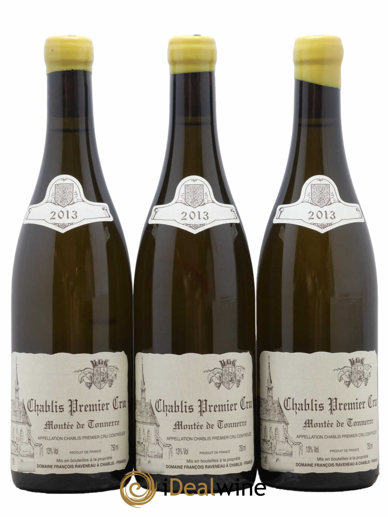 Chablis 1er Cru Montée de Tonnerre Raveneau (Domaine) 2013 - Lot de 3 bouteilles - 0
