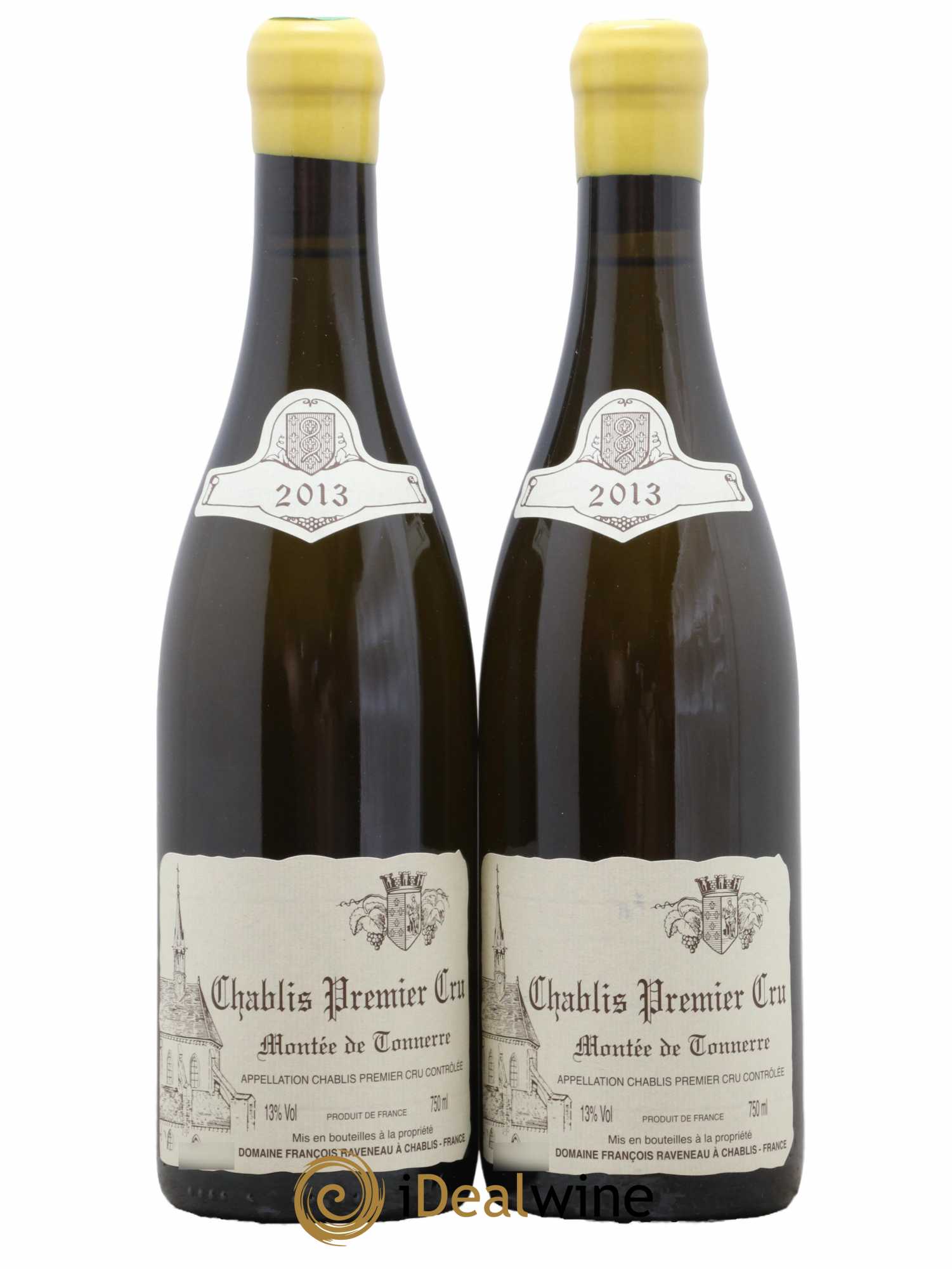 Chablis 1er Cru Montée de Tonnerre Raveneau (Domaine) 2013 - Lot de 2 bouteilles - 0