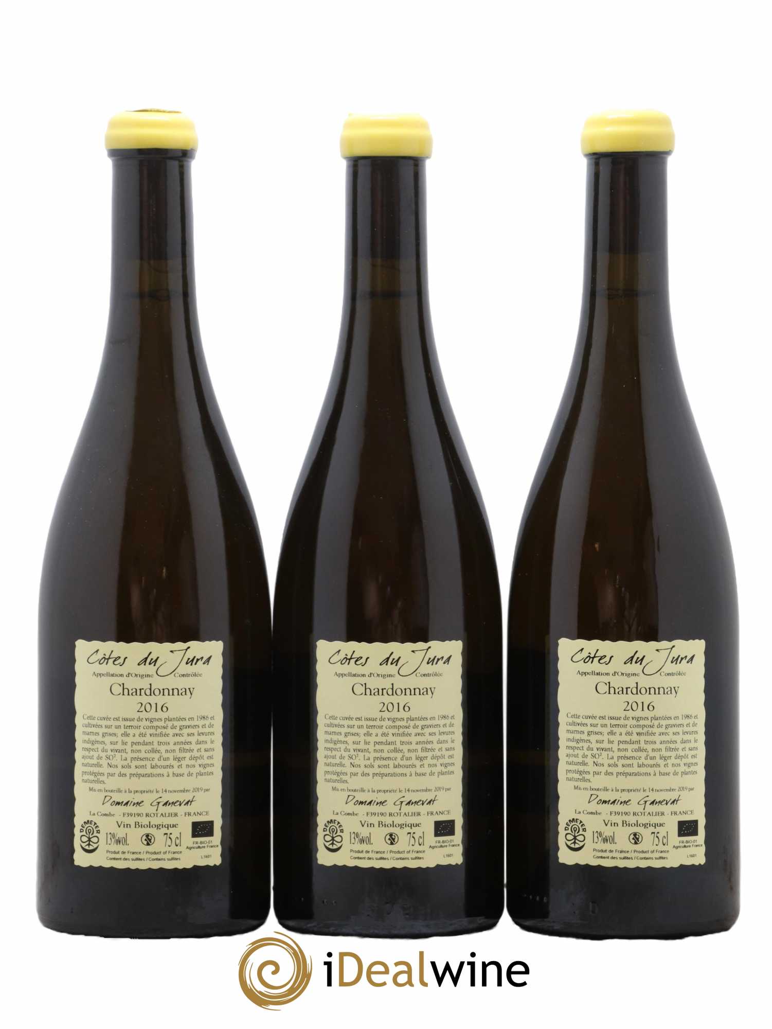 Côtes du Jura Cuvée Florine Jean-François Ganevat (Domaine) 2016 - Lot de 3 bouteilles - 1