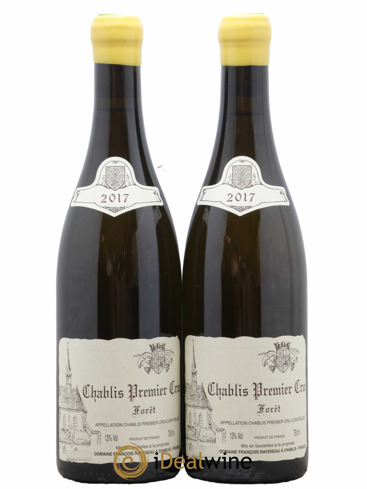 Chablis 1er Cru Forêt Raveneau (Domaine) 2017 - Lot de 2 bouteilles - 0