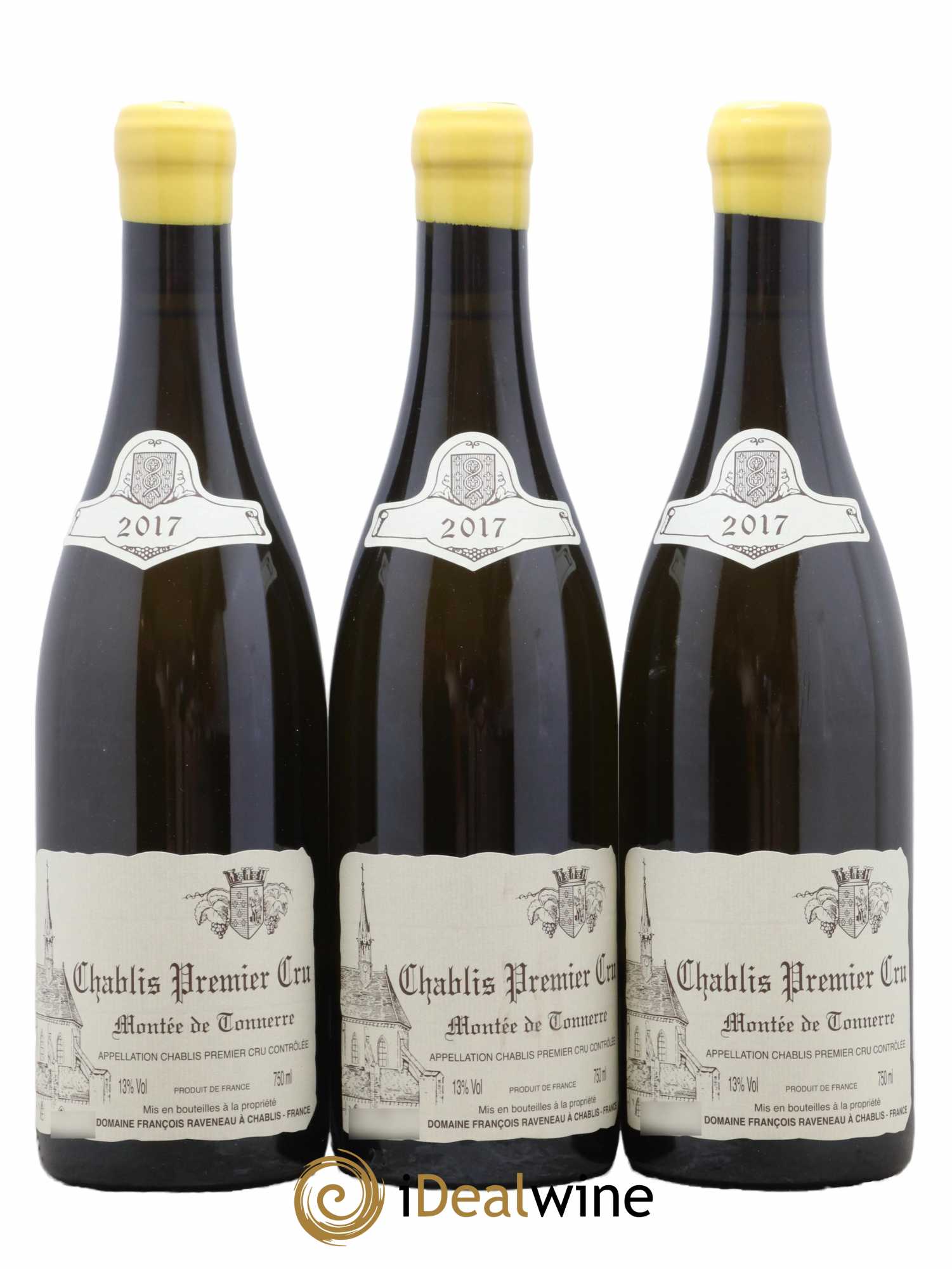 Chablis 1er Cru Montée de Tonnerre Raveneau (Domaine) 2017 - Lot de 3 bouteilles - 0