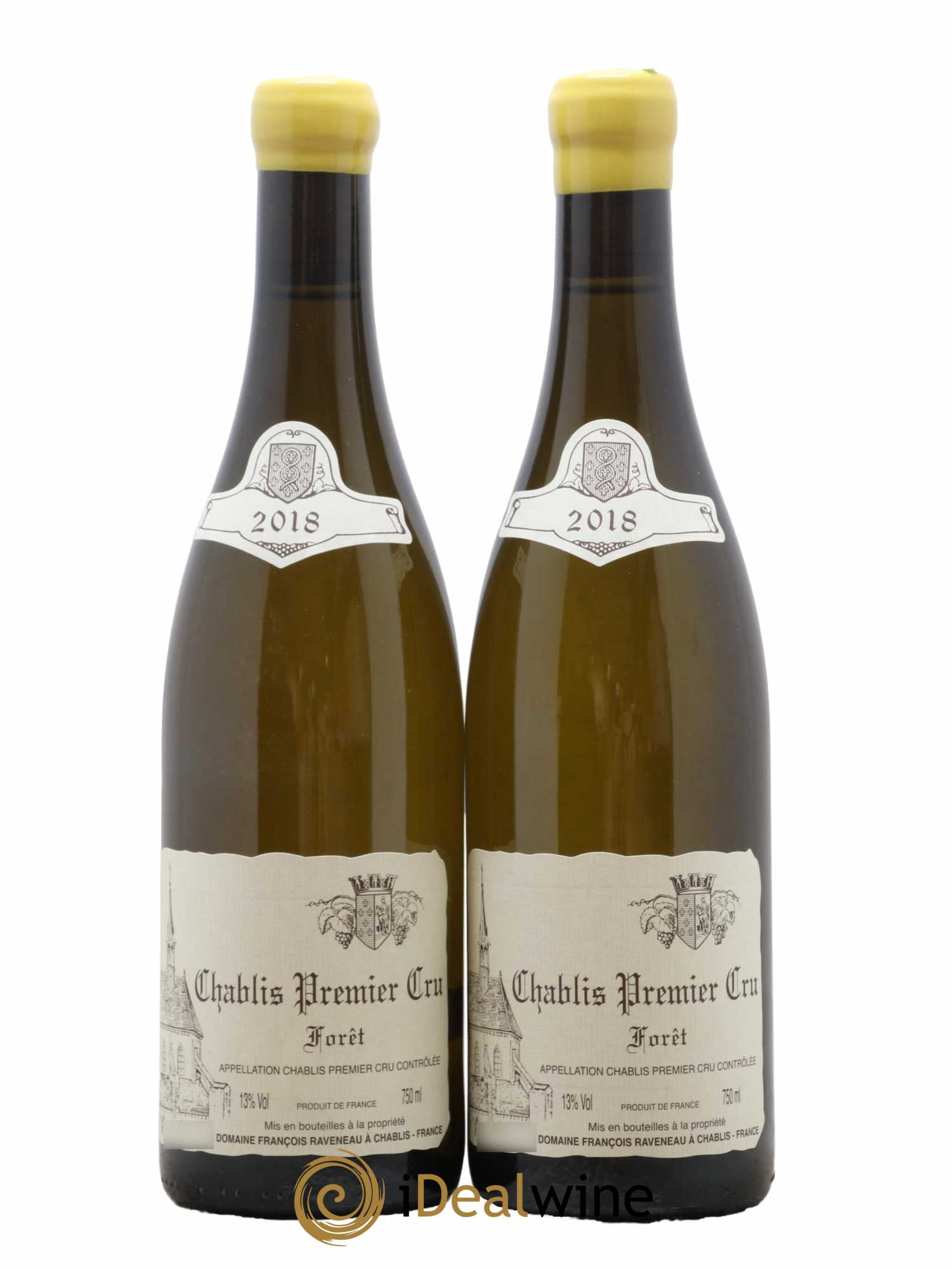 Chablis 1er Cru Forêt Raveneau (Domaine) 2018 - Lot de 2 bouteilles - 0