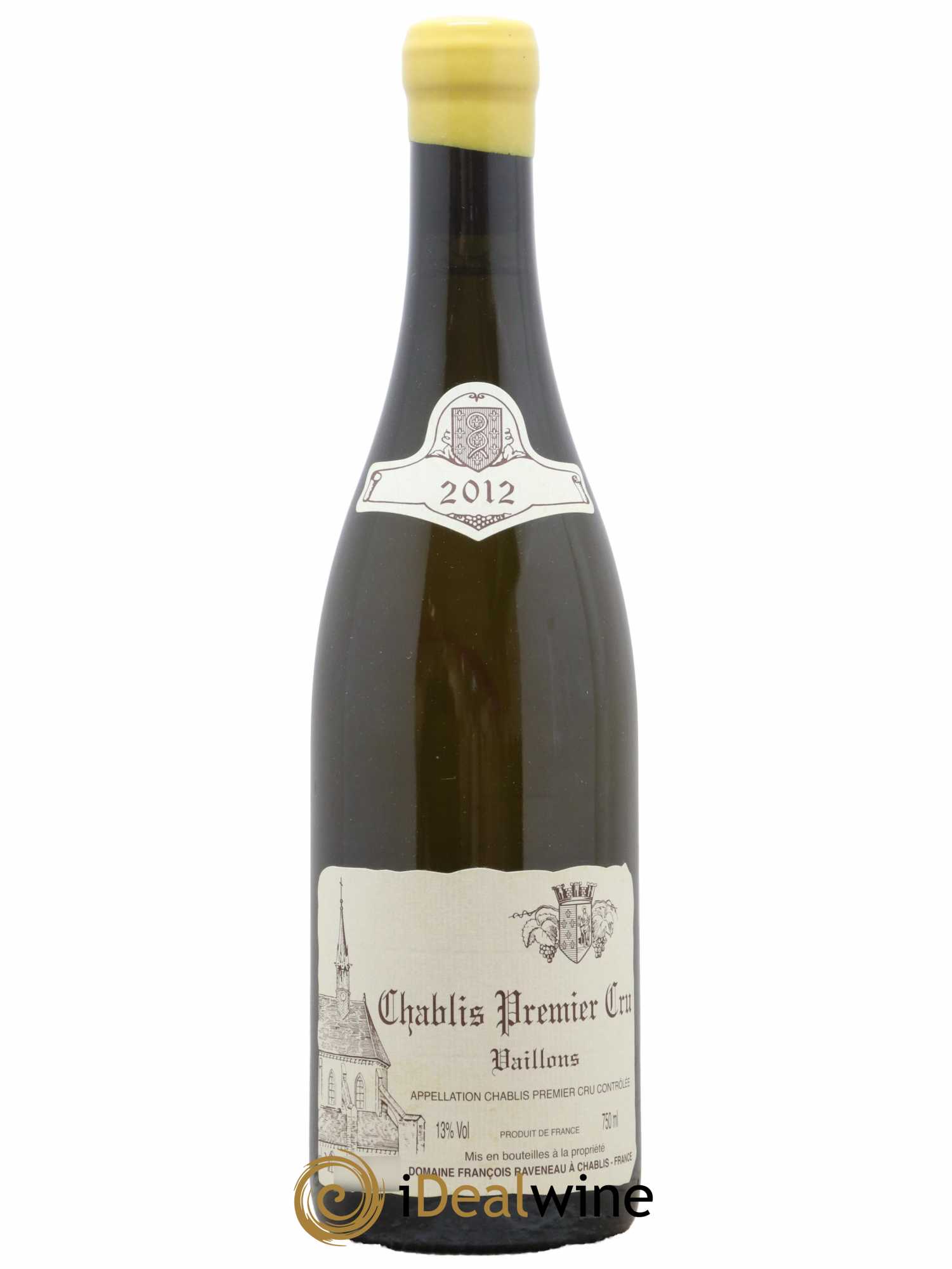 Chablis 1er Cru Vaillons Raveneau (Domaine) 2012 - Lot de 1 bouteille - 0