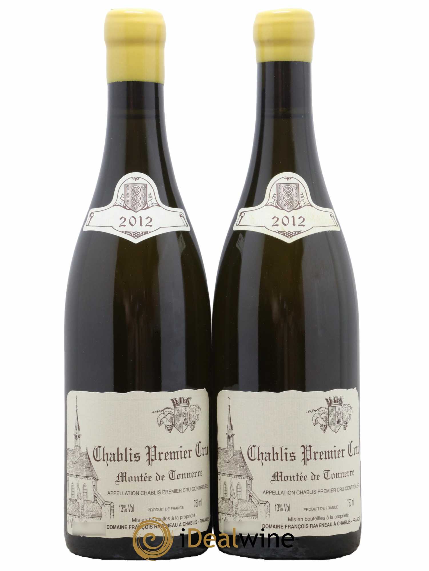 Chablis 1er Cru Montée de Tonnerre Raveneau (Domaine) 2012 - Lot de 2 bouteilles - 0
