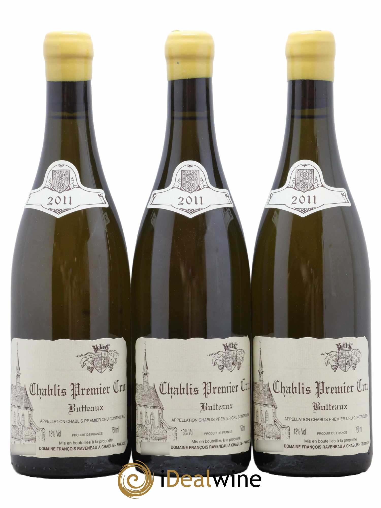 Chablis 1er Cru Butteaux Raveneau (Domaine) 2011 - Lot de 3 bouteilles - 0