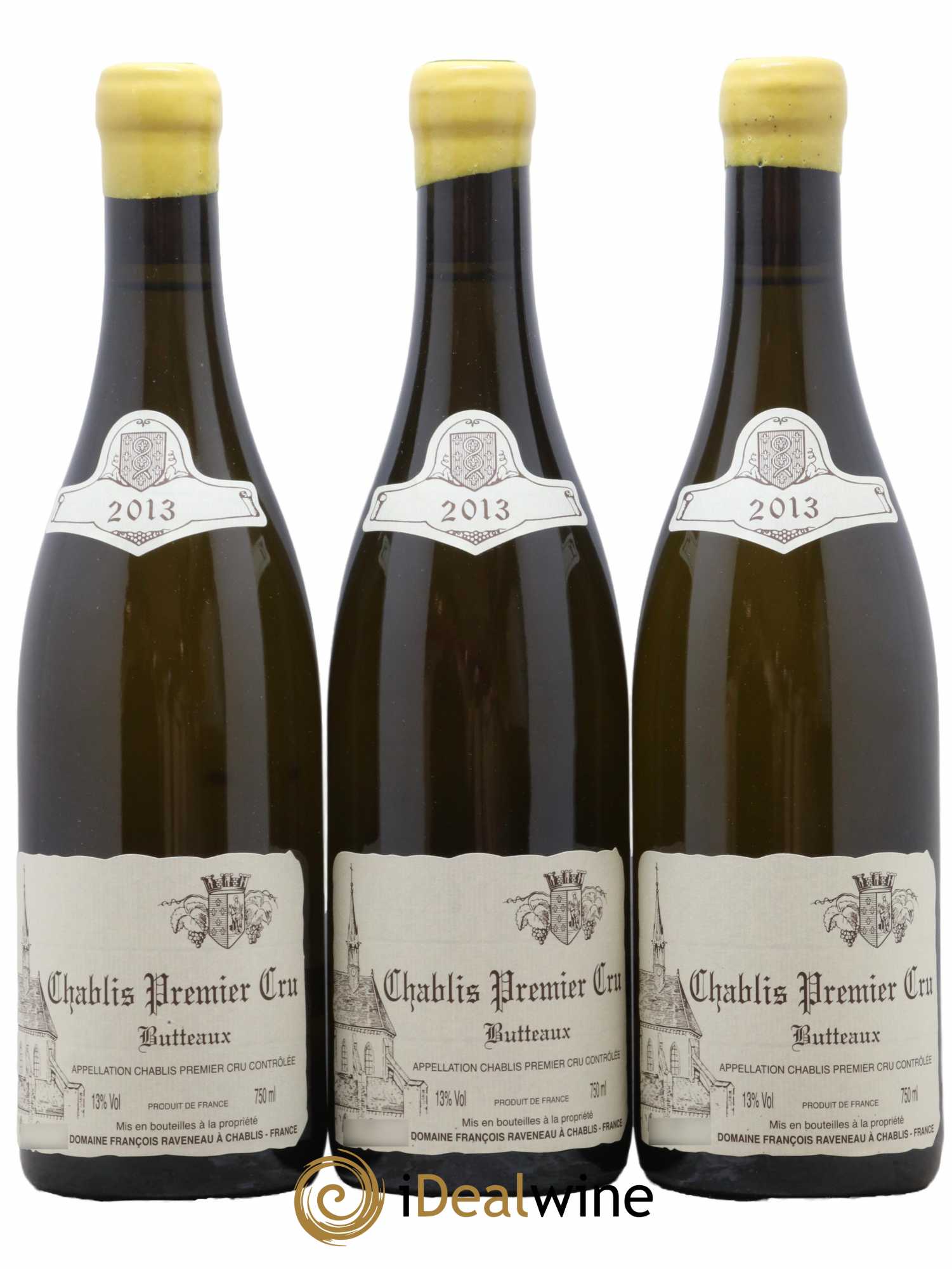 Chablis 1er Cru Butteaux Raveneau (Domaine) 2013 - Lot de 3 bouteilles - 0