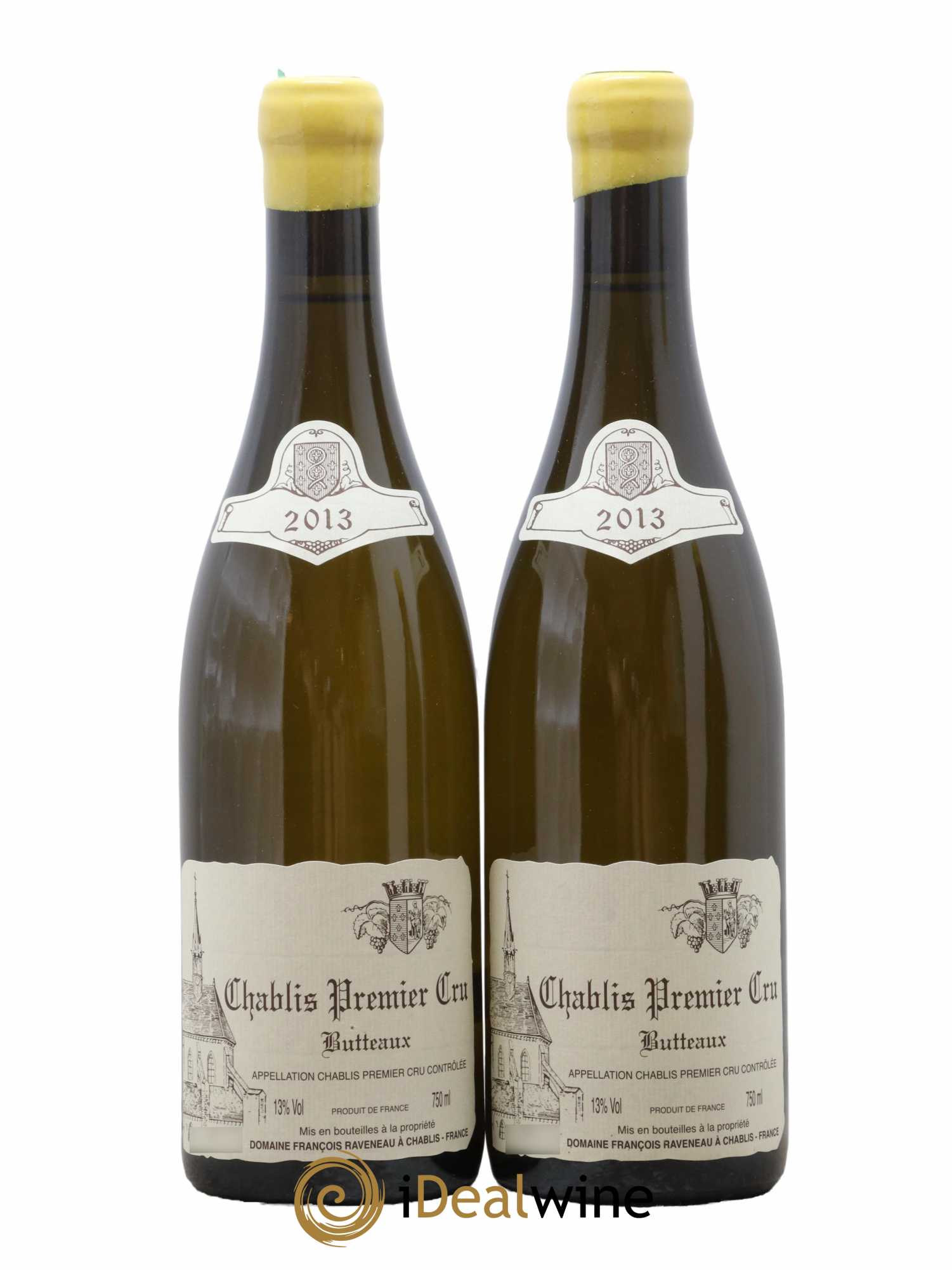 Chablis 1er Cru Butteaux Raveneau (Domaine) 2013 - Lot de 2 bouteilles - 0