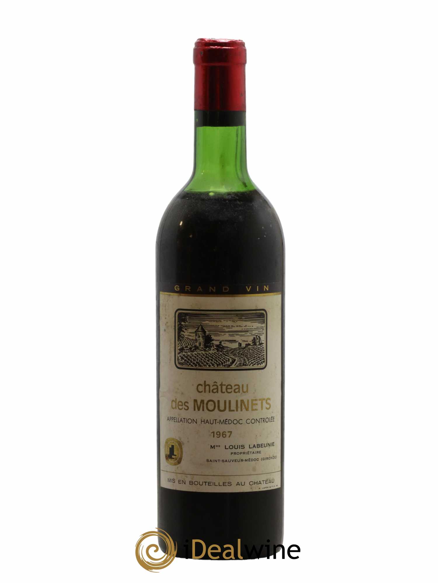 Haut Médoc Château des Moulinets 1967 - Lot de 1 bouteille - 0