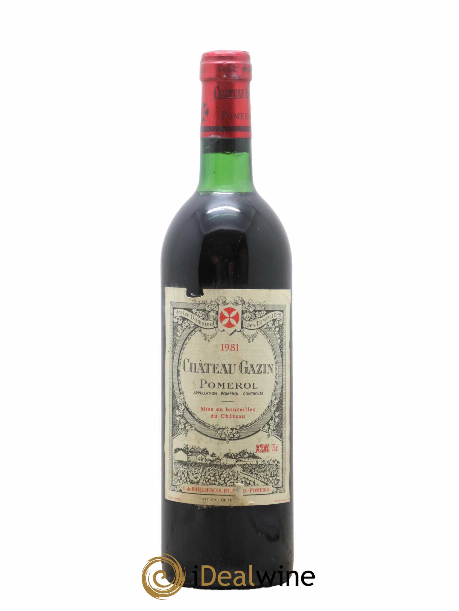 Château Gazin 1981 - Lot de 1 bouteille - 0