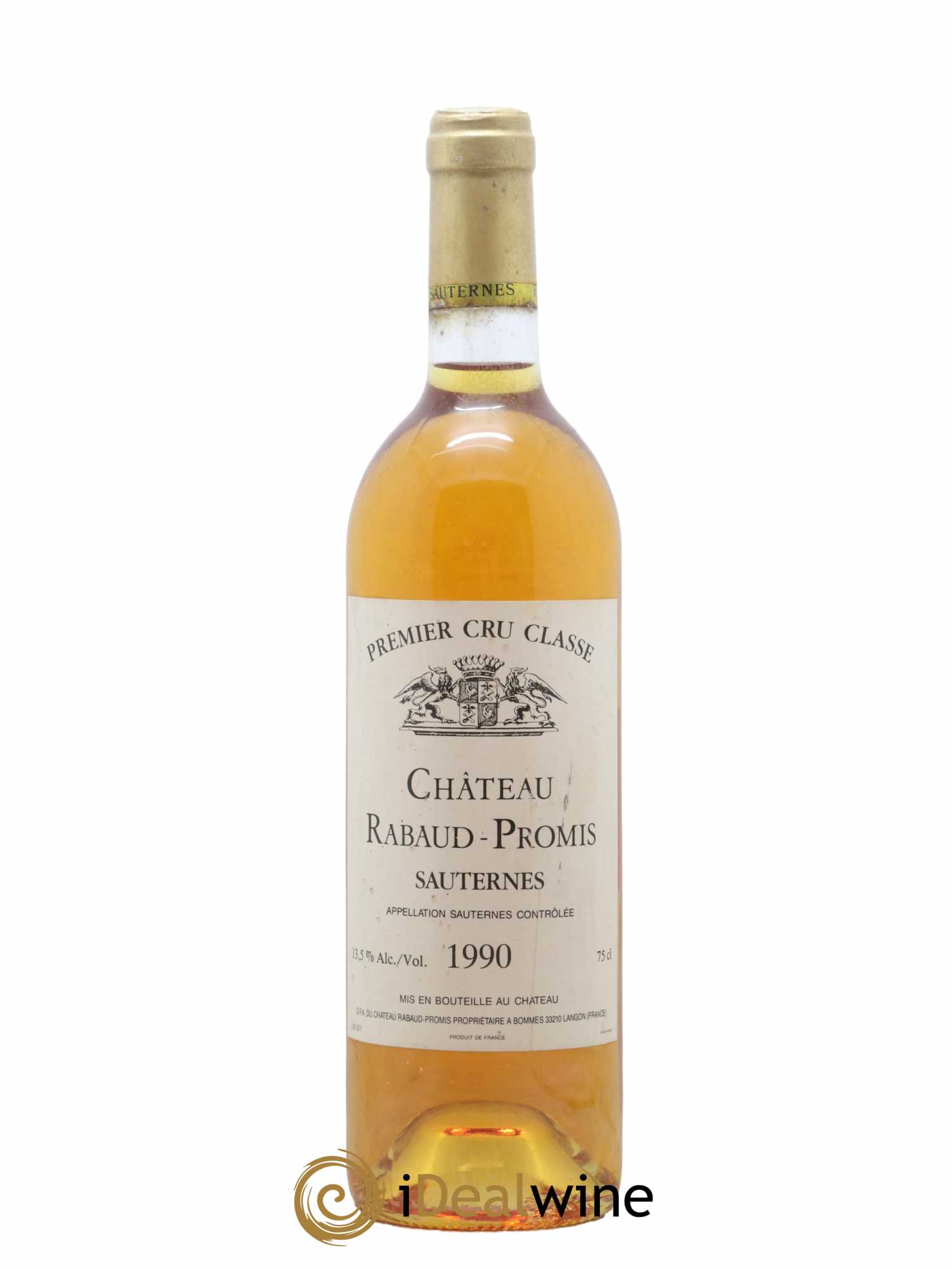 Château Rabaud Promis 1er Grand Cru Classé 1990 - Posten von 1 Flasche - 0